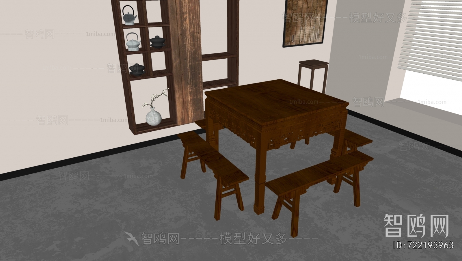 New Chinese Style Dining Table And Chairs