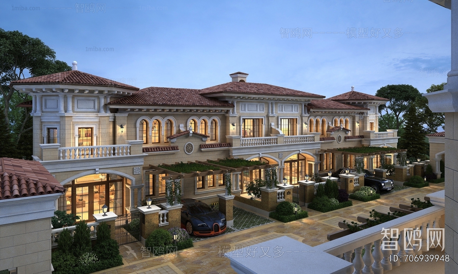 Simple European Style Townhouse