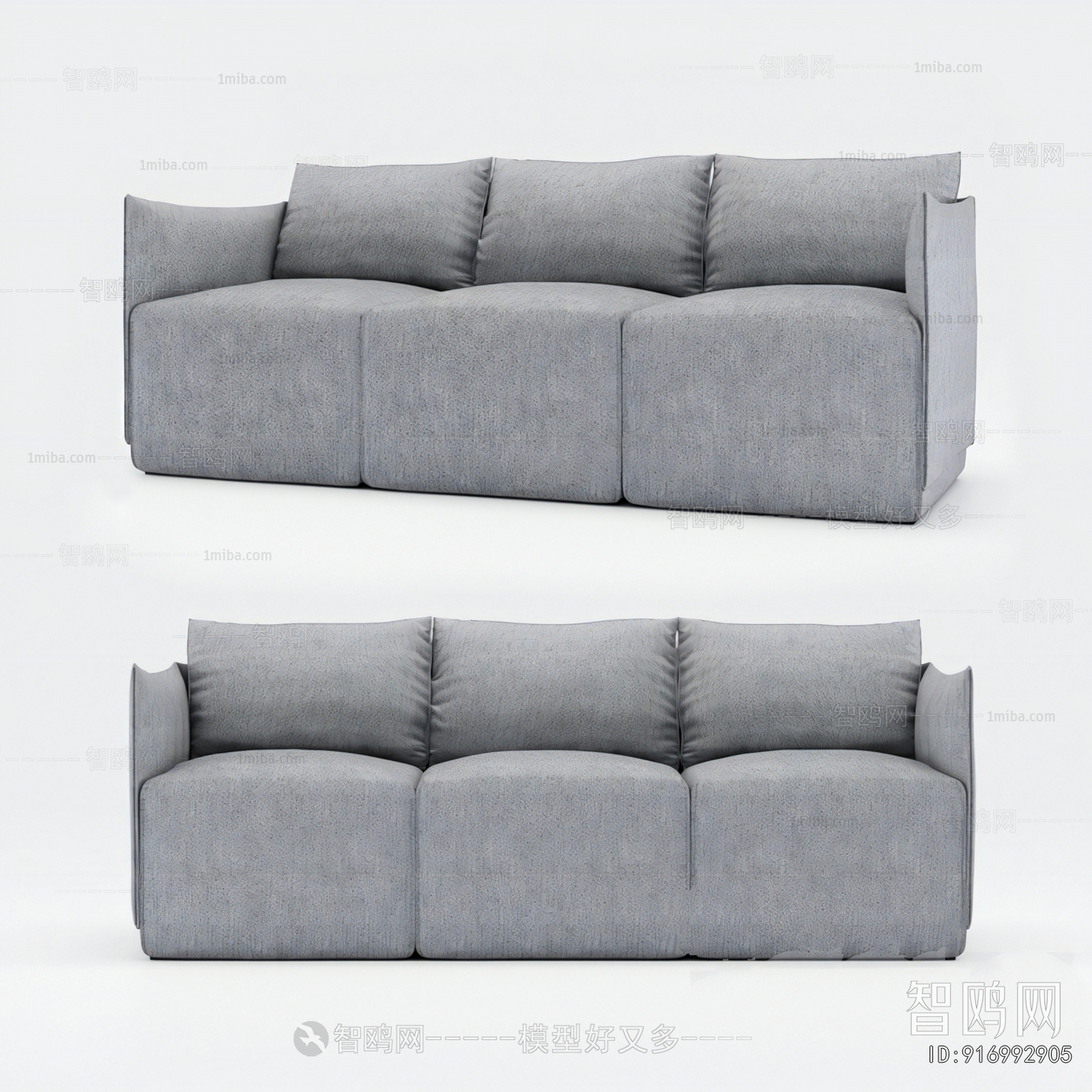 Modern Three-seat Sofa