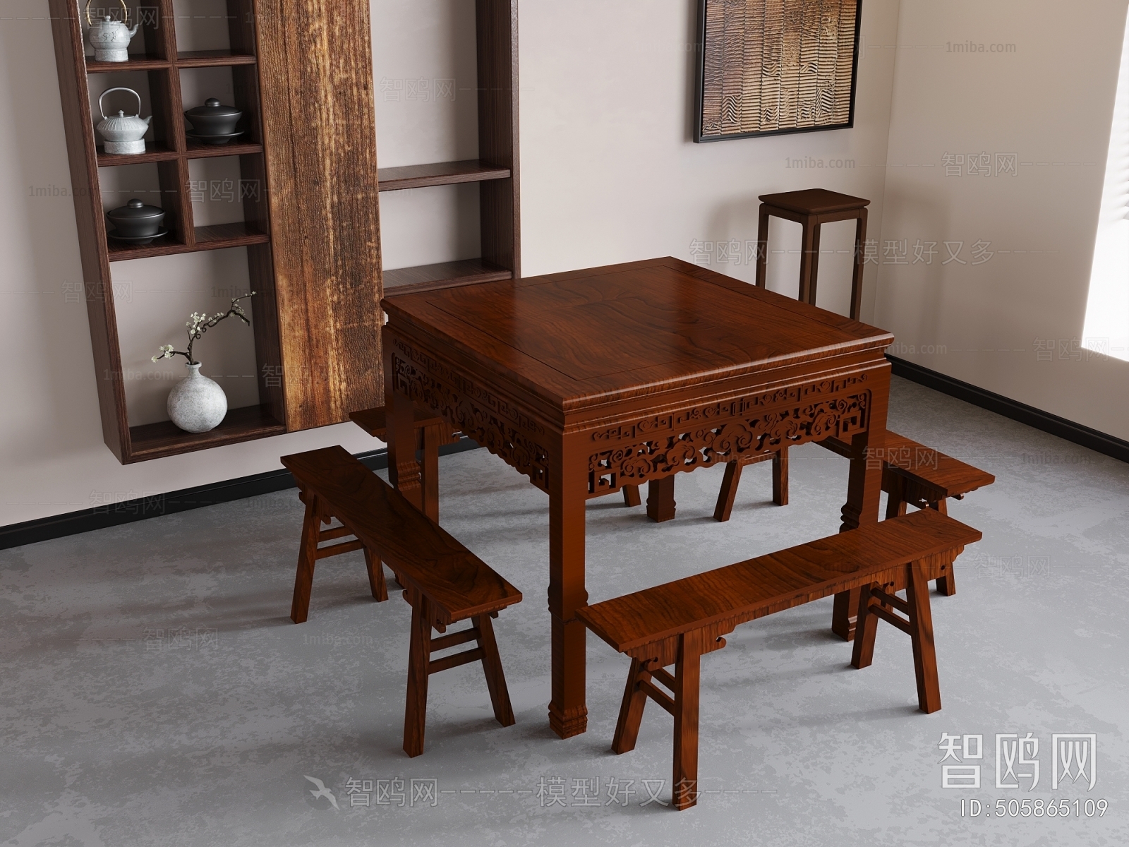 New Chinese Style Dining Table And Chairs