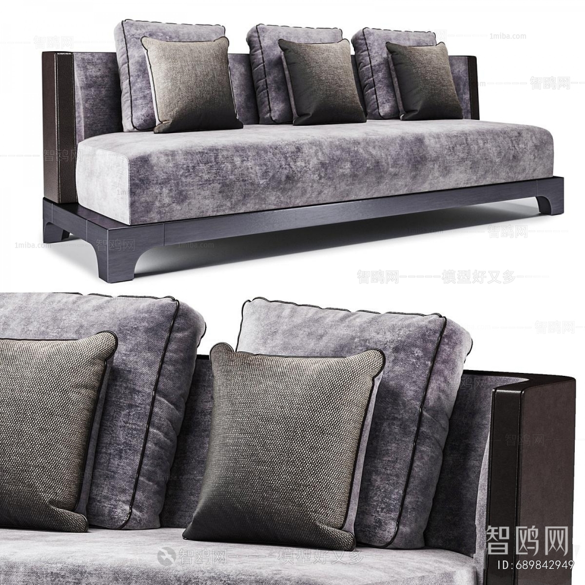 Modern Three-seat Sofa