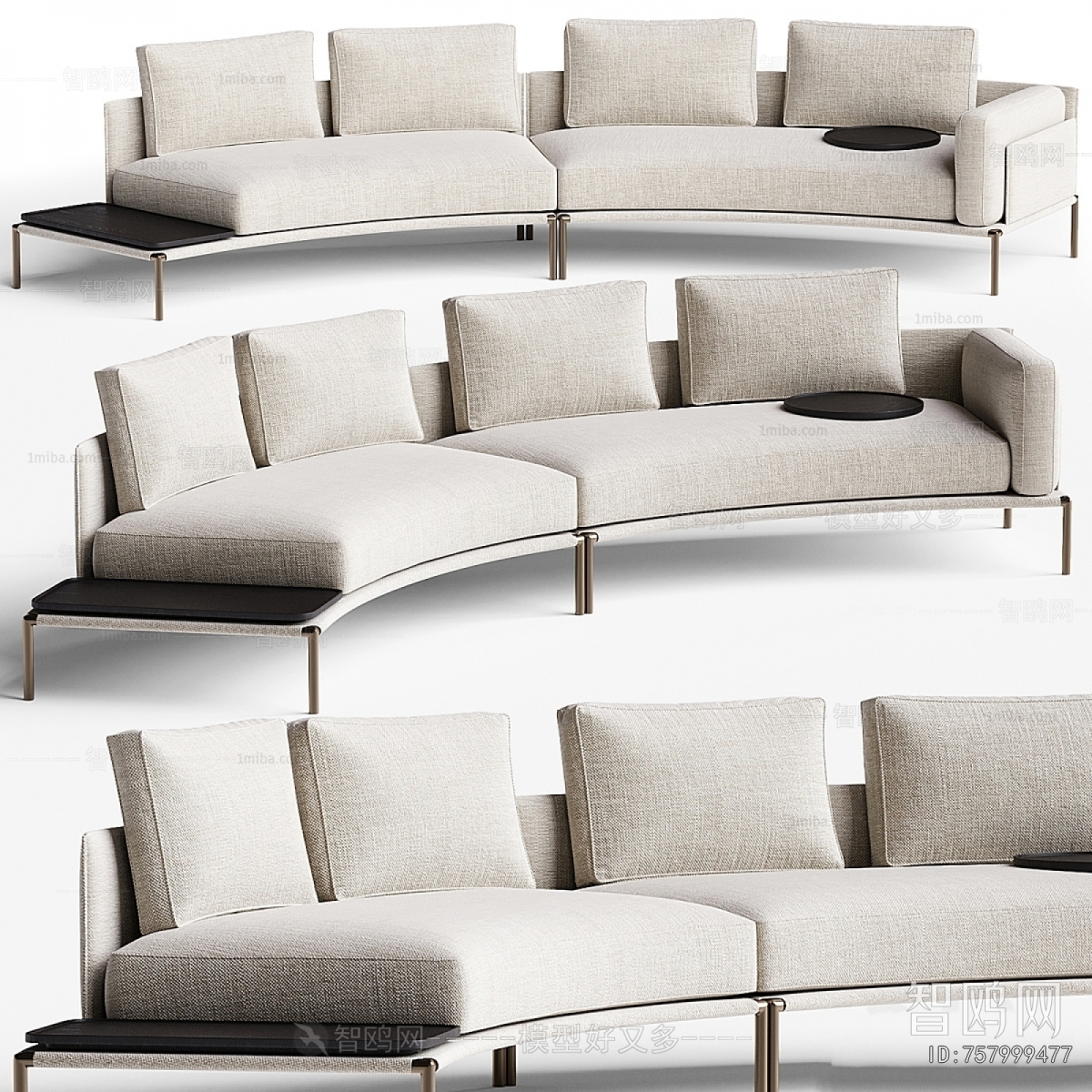 Modern Curved Sofa