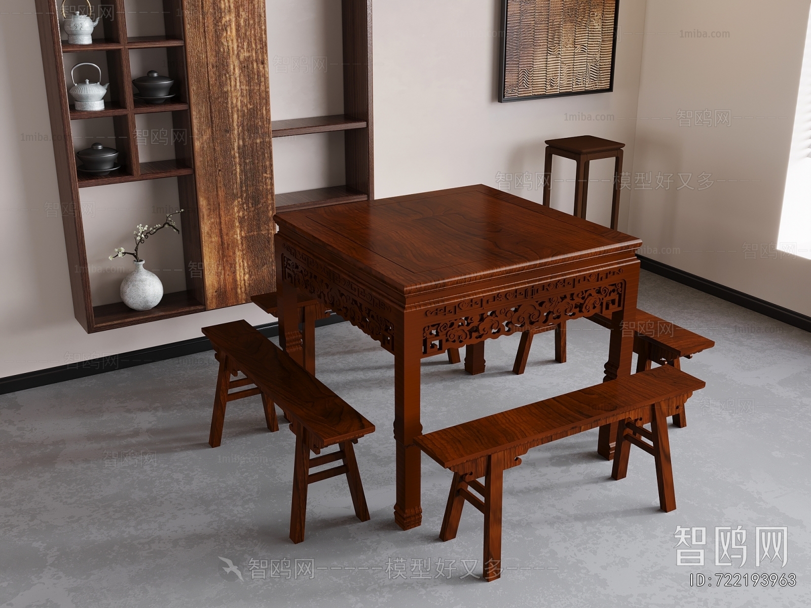 New Chinese Style Dining Table And Chairs