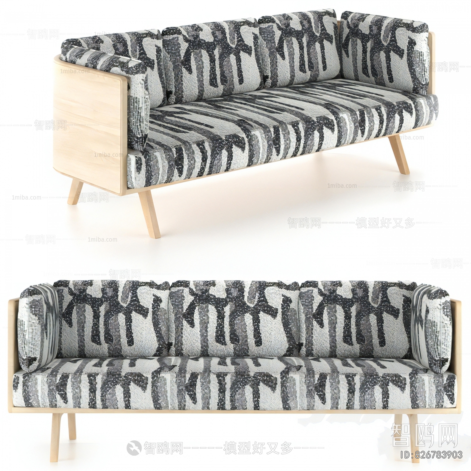 Modern Three-seat Sofa