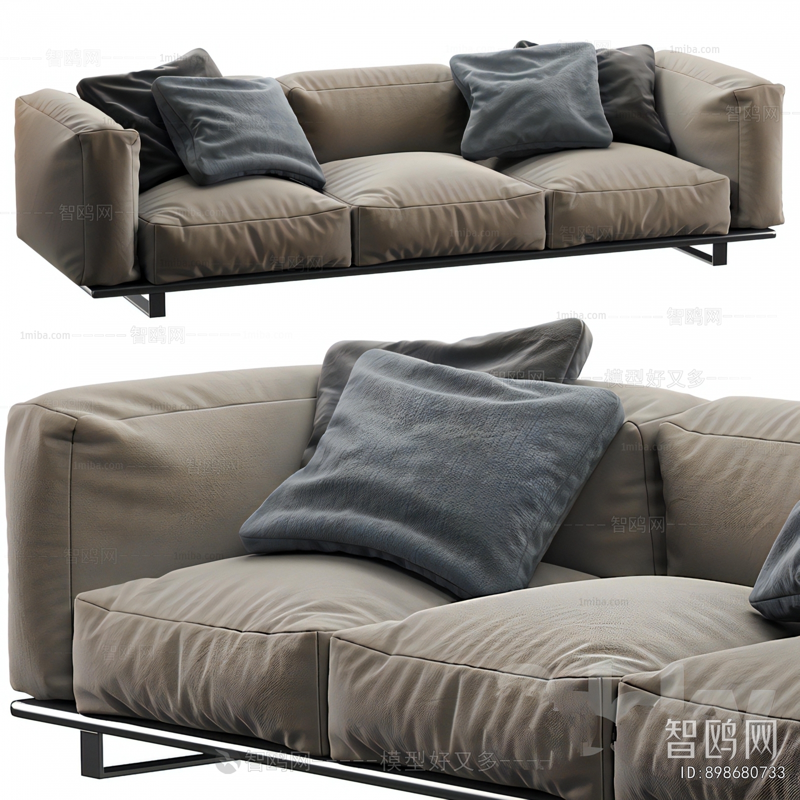 Modern Three-seat Sofa