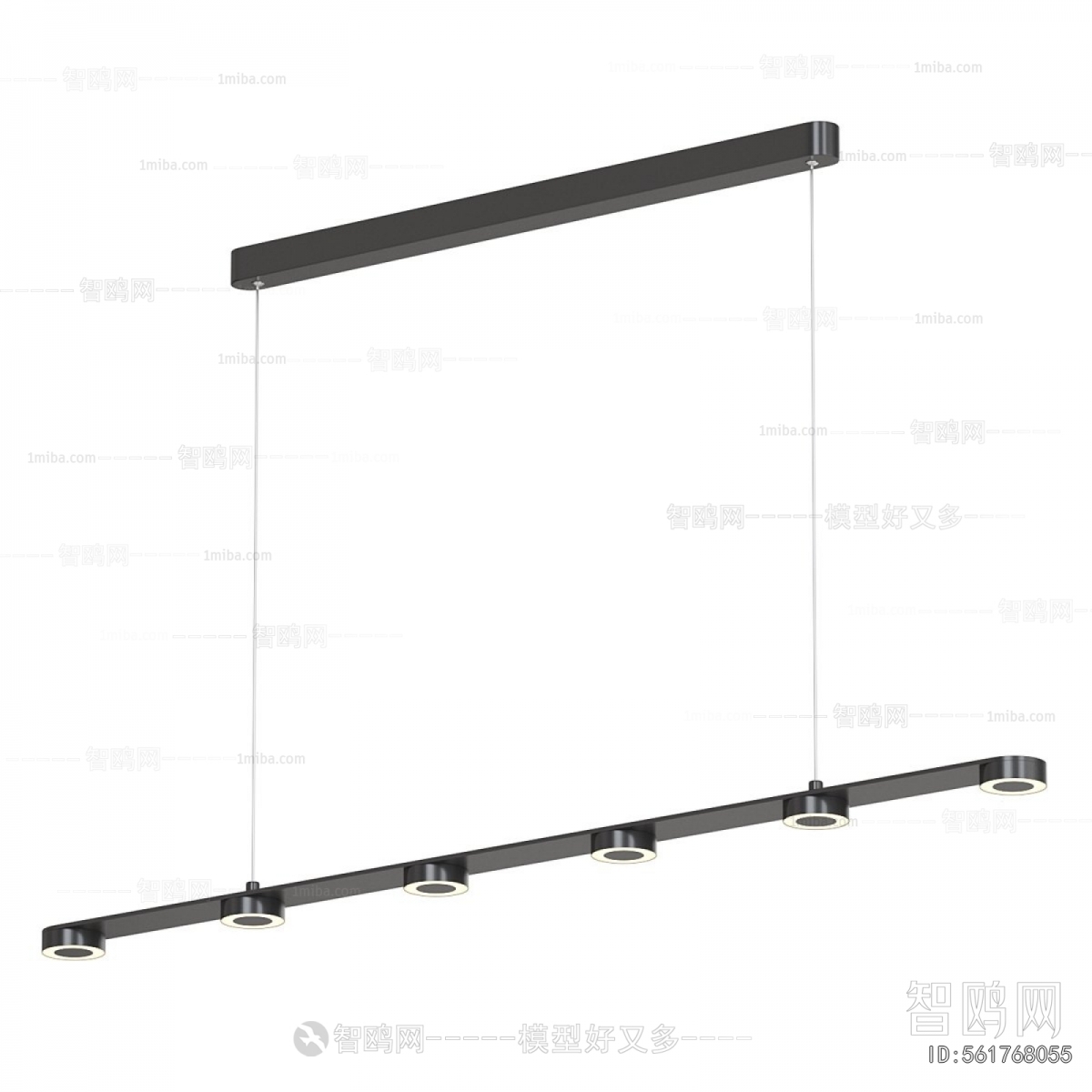 Modern Long Chandelier