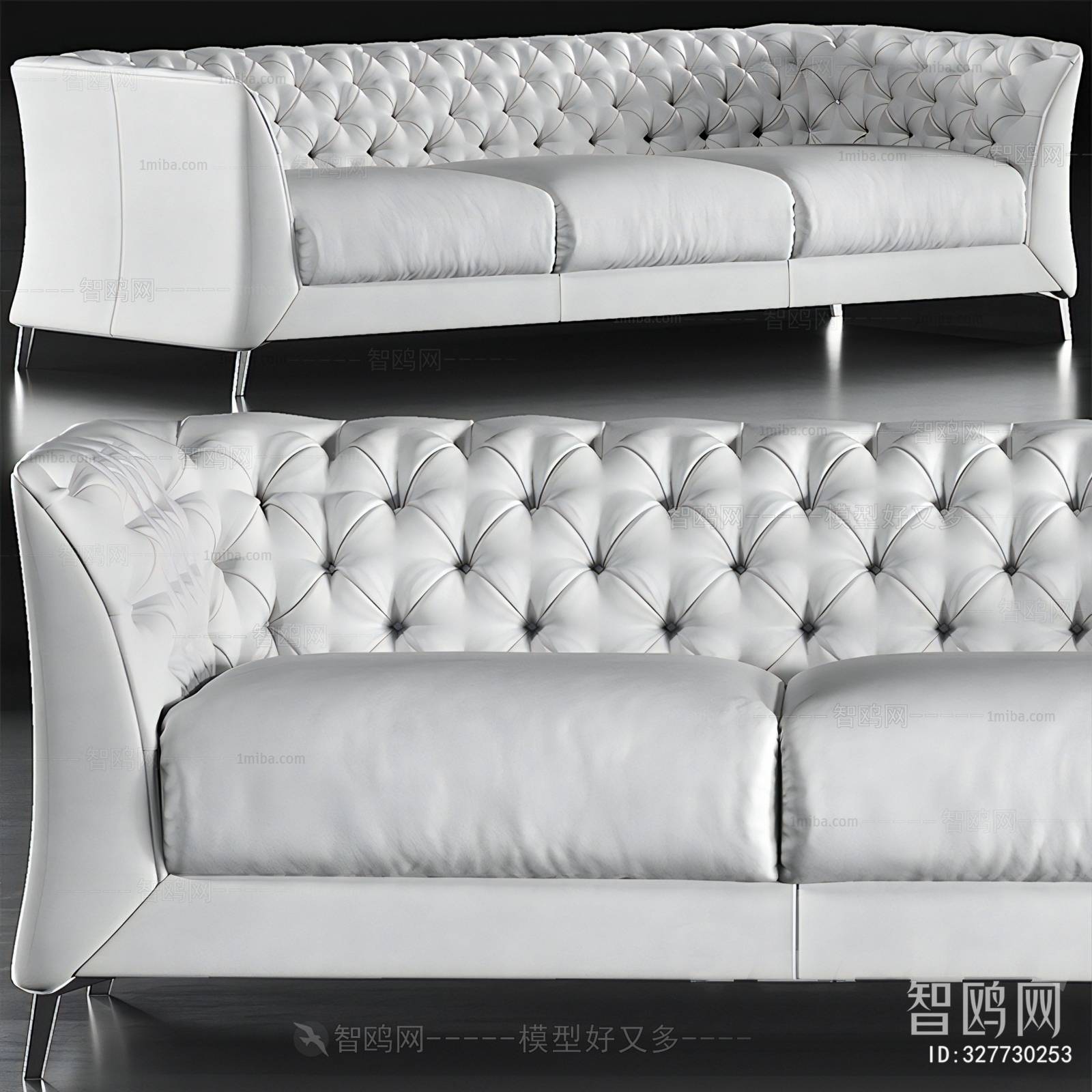 European Style Three-seat Sofa