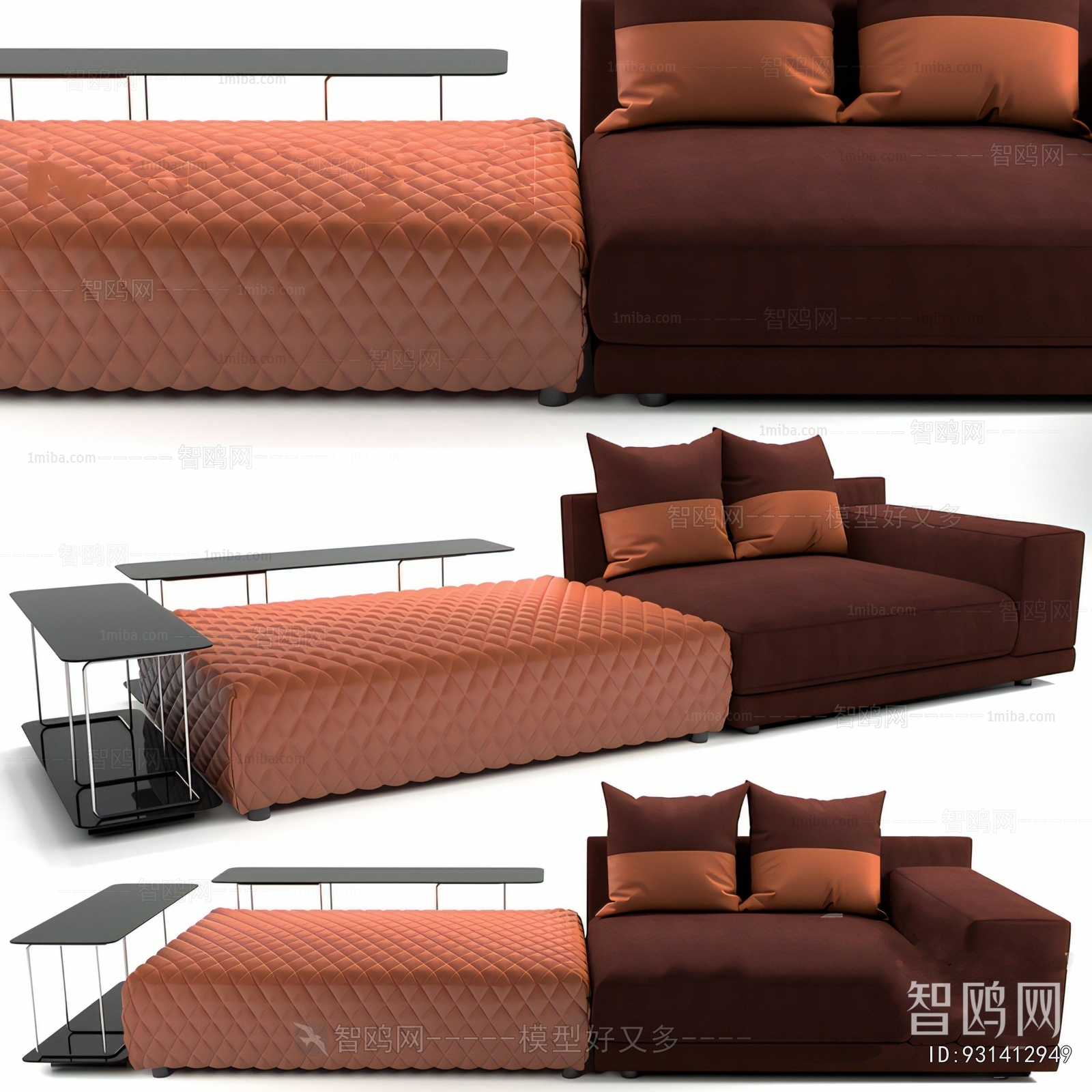 Modern Multi Person Sofa