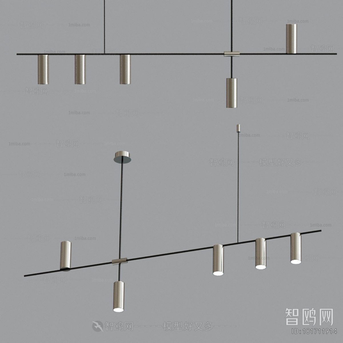 Modern Long Chandelier