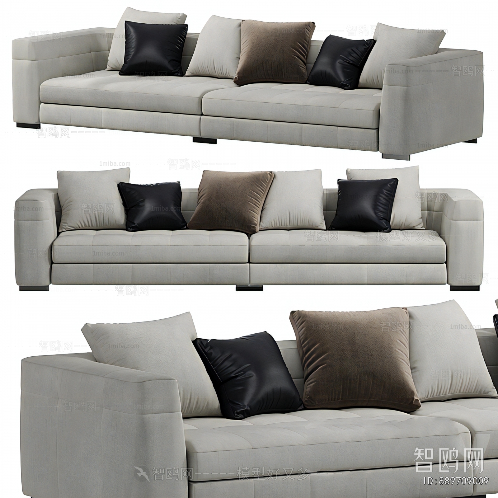 Modern Multi Person Sofa