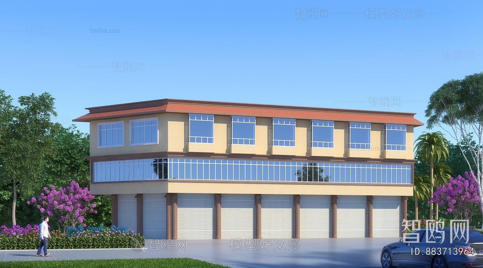 Modern Appearance Of Commercial Building