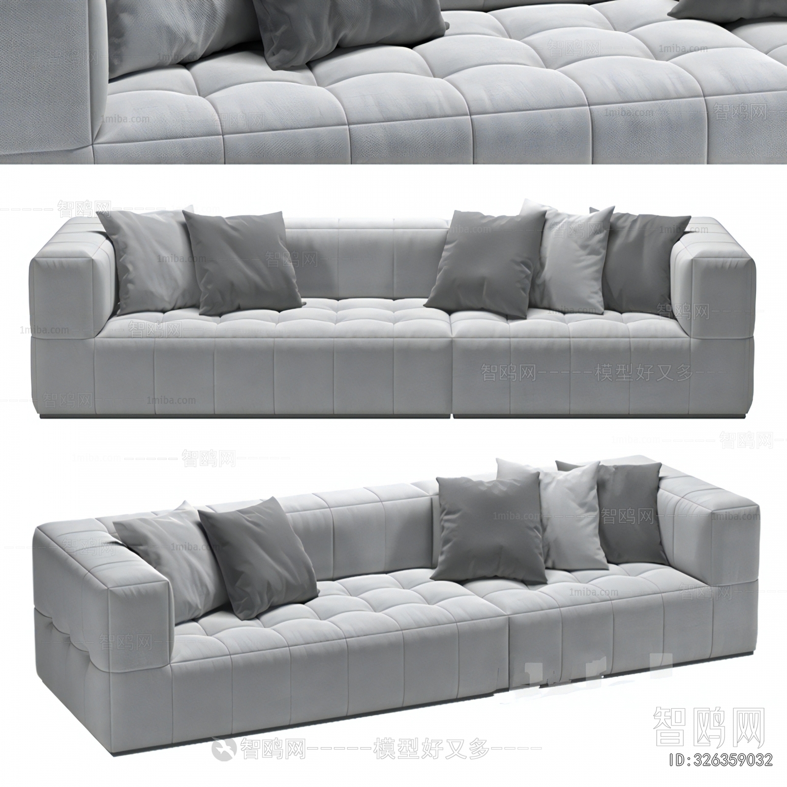 Modern Three-seat Sofa