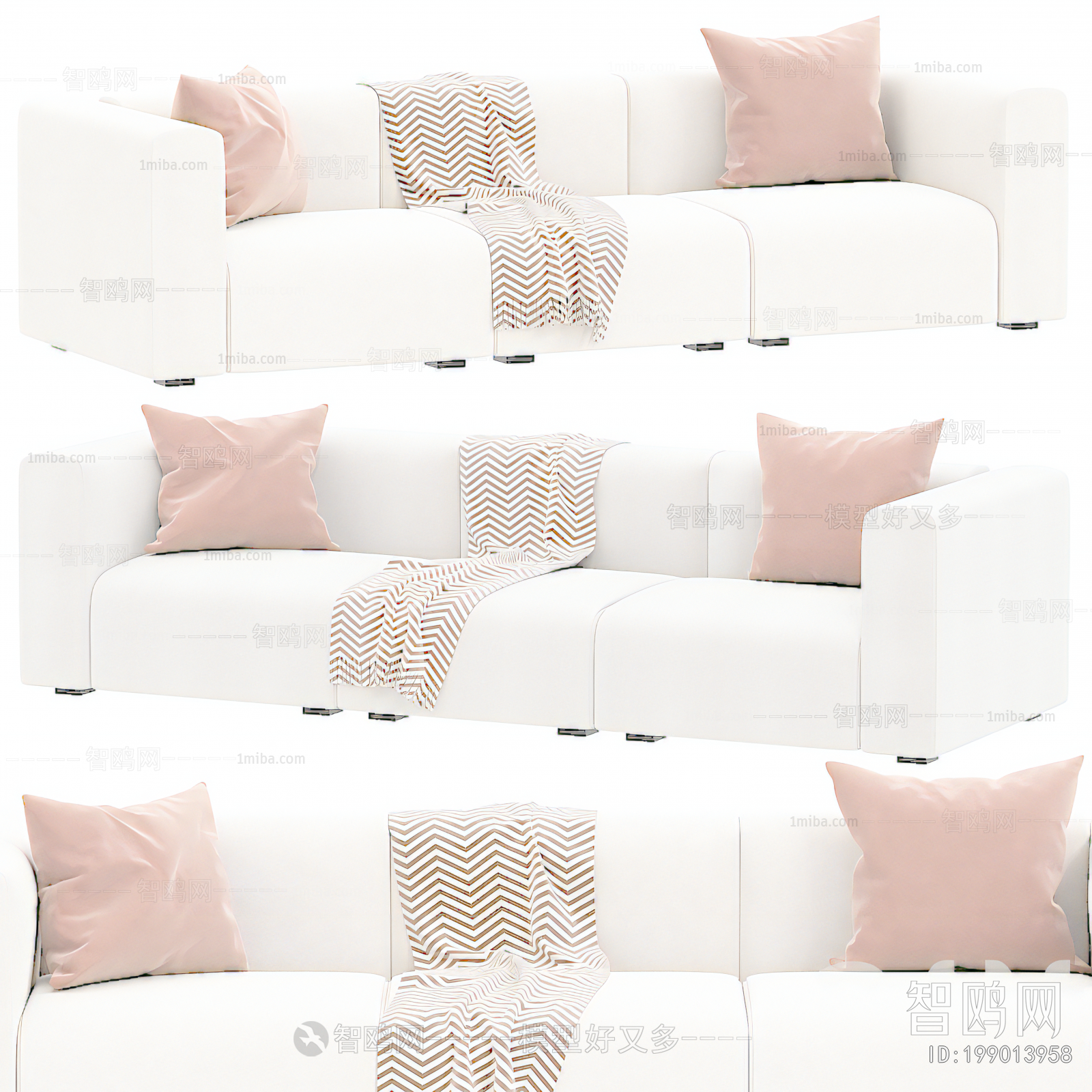 Modern Three-seat Sofa