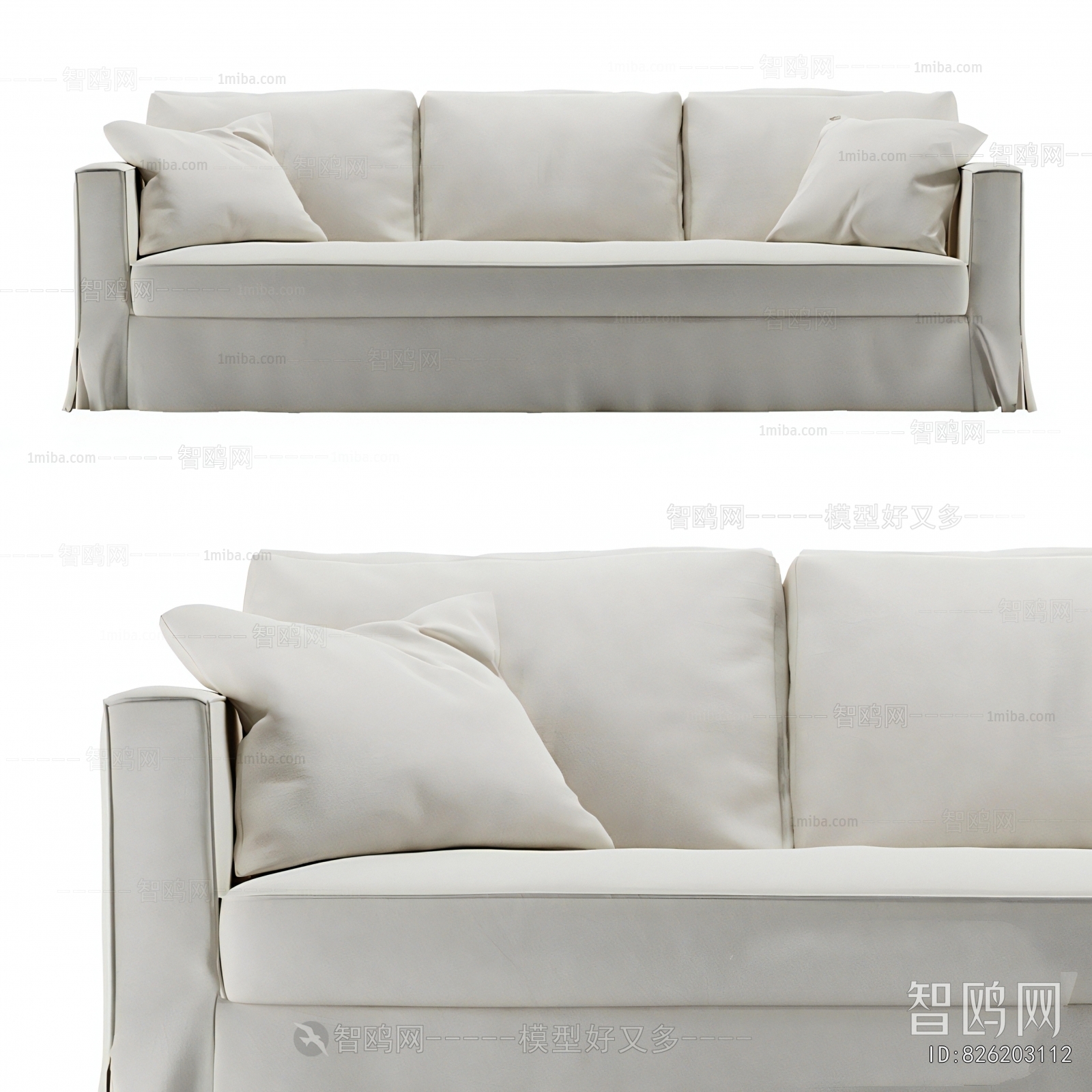Modern Three-seat Sofa