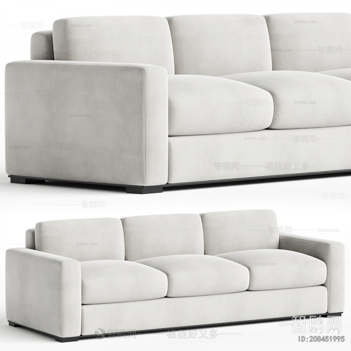Modern Three-seat Sofa