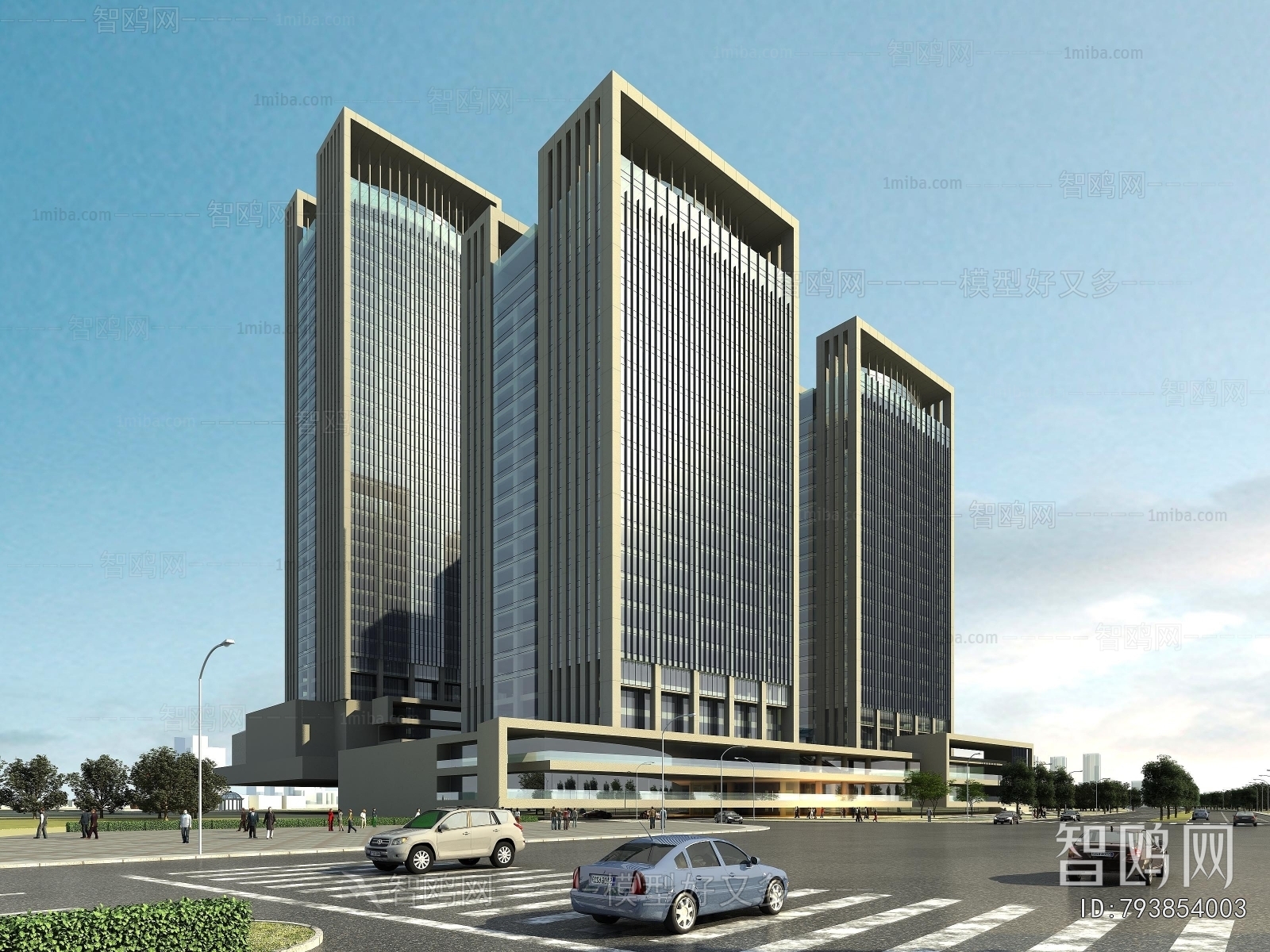 Modern Appearance Of Commercial Building