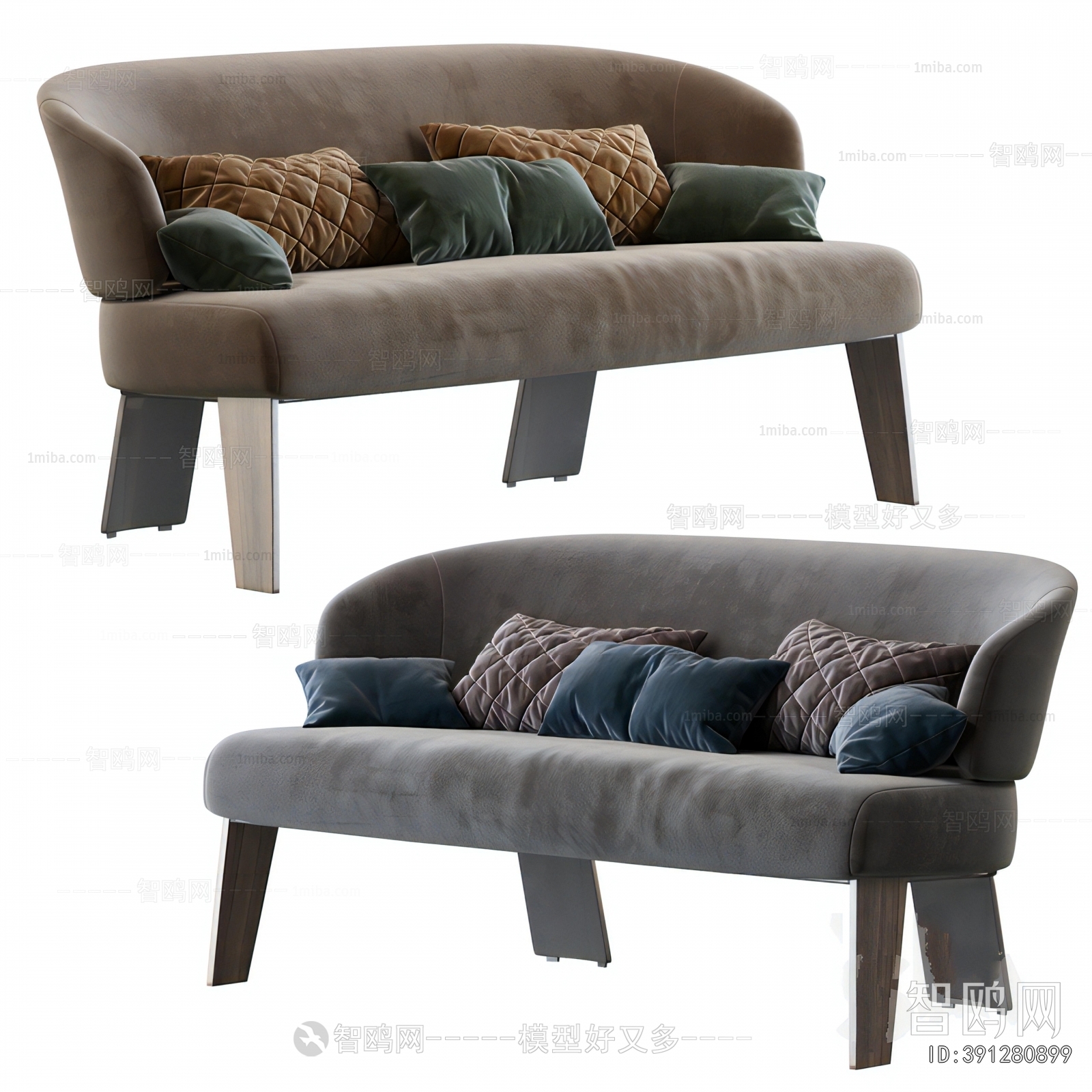 Modern Three-seat Sofa