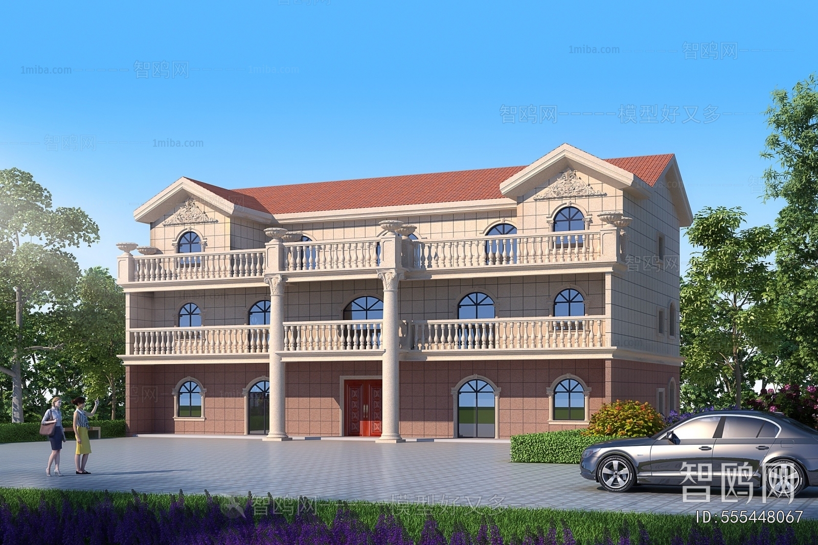 Simple European Style Detached Villa