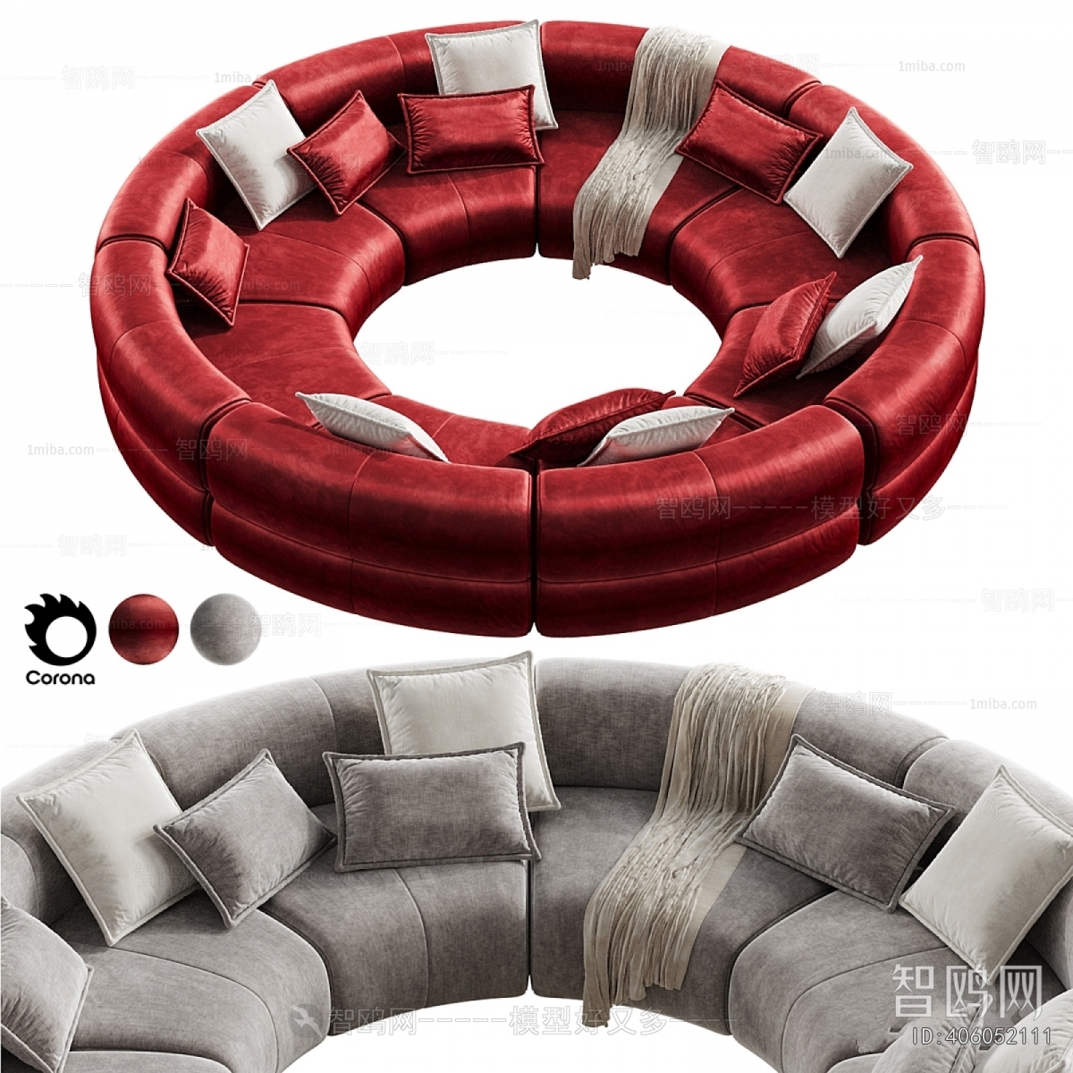 Modern Multi Person Sofa