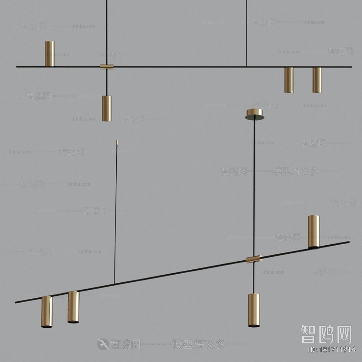Modern Long Chandelier
