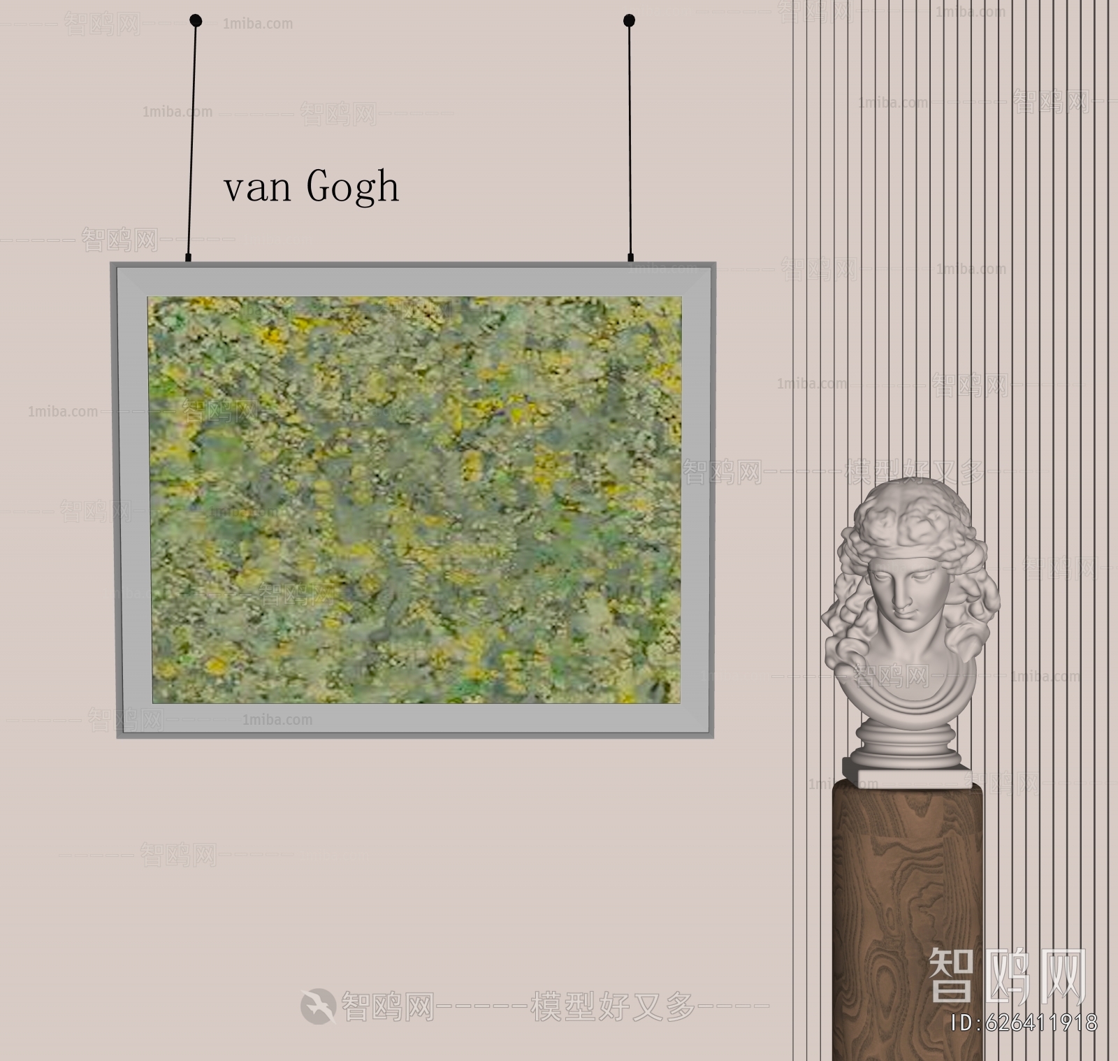 现代油画挂画