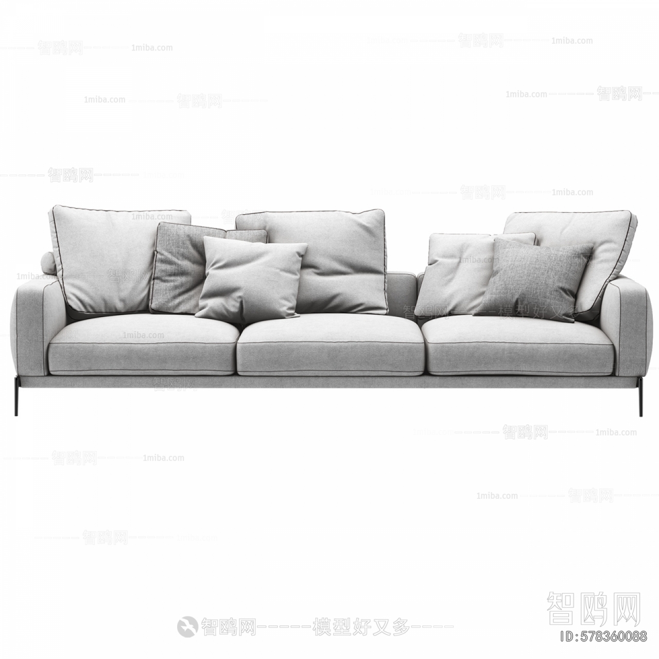 Modern Three-seat Sofa