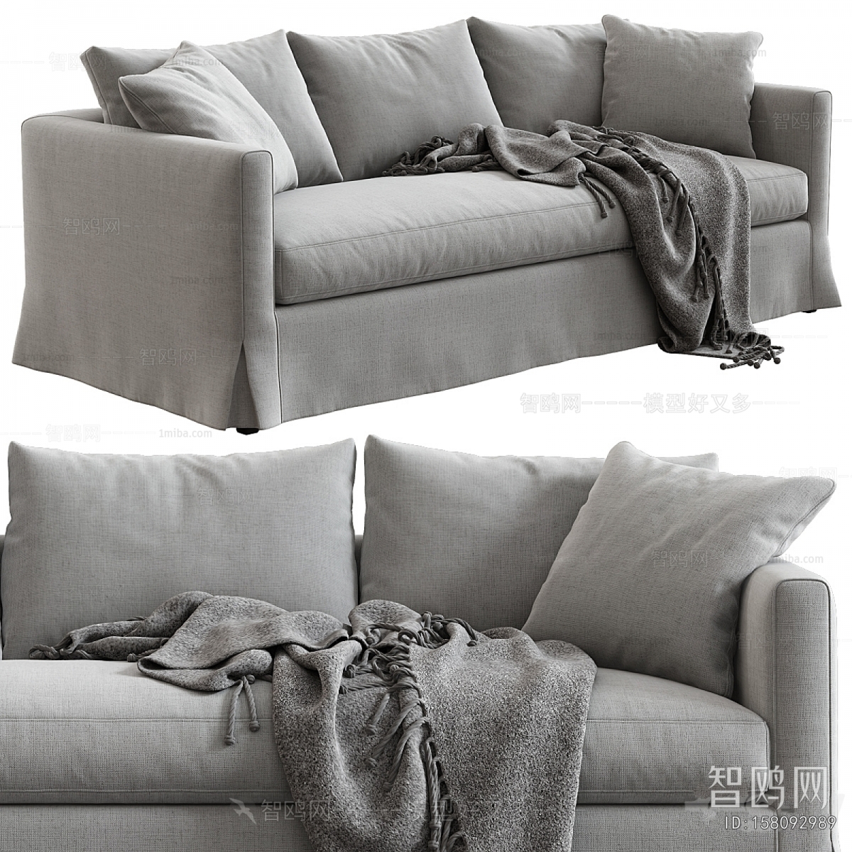 Modern Three-seat Sofa