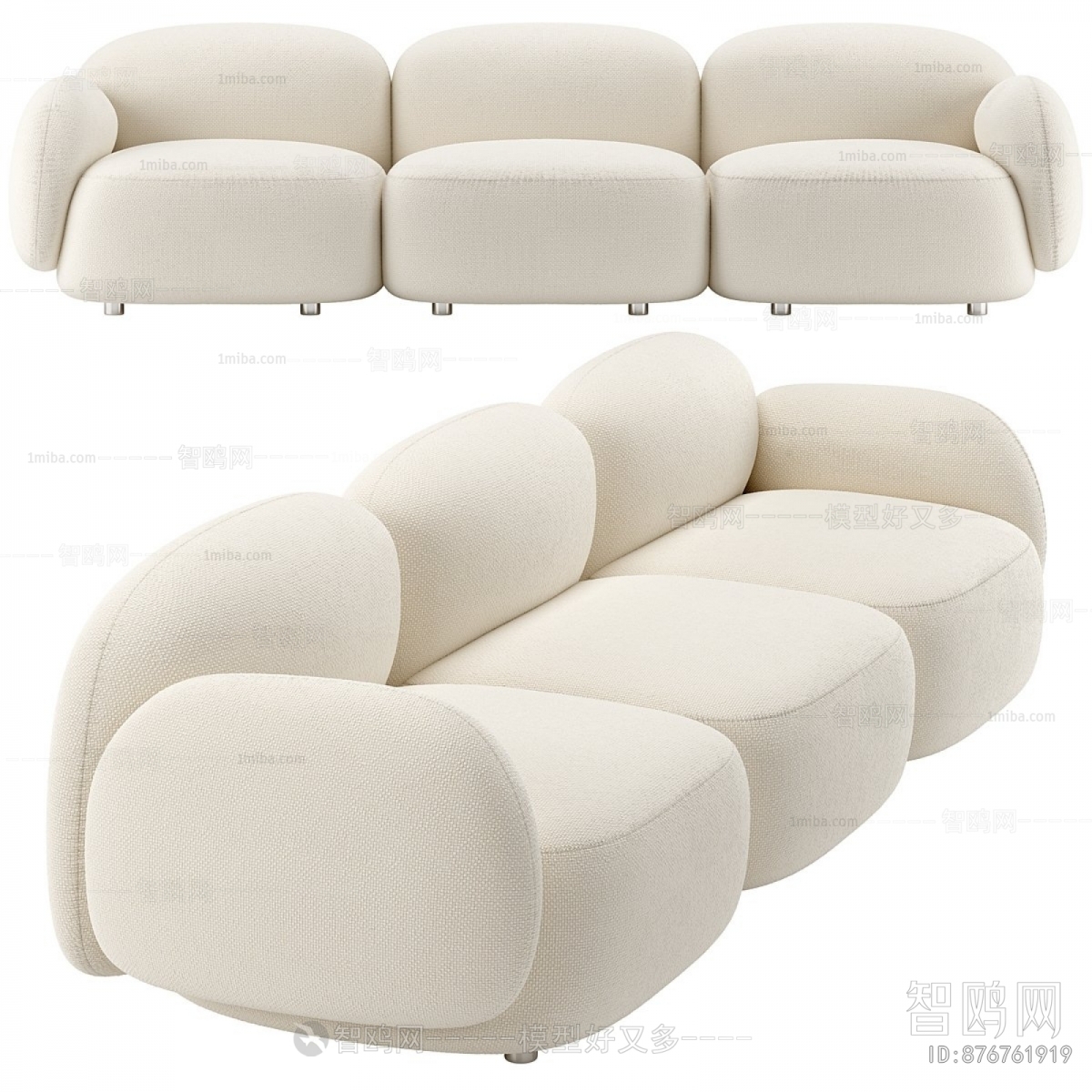 Modern Three-seat Sofa