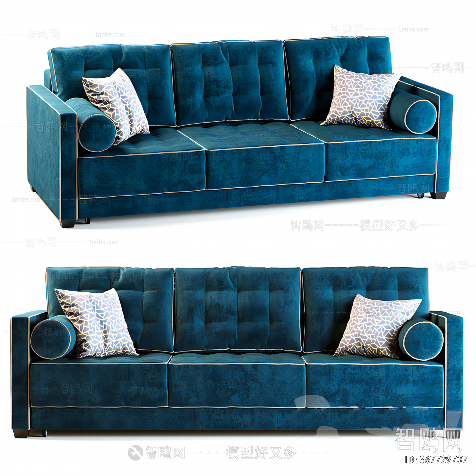 Modern Three-seat Sofa