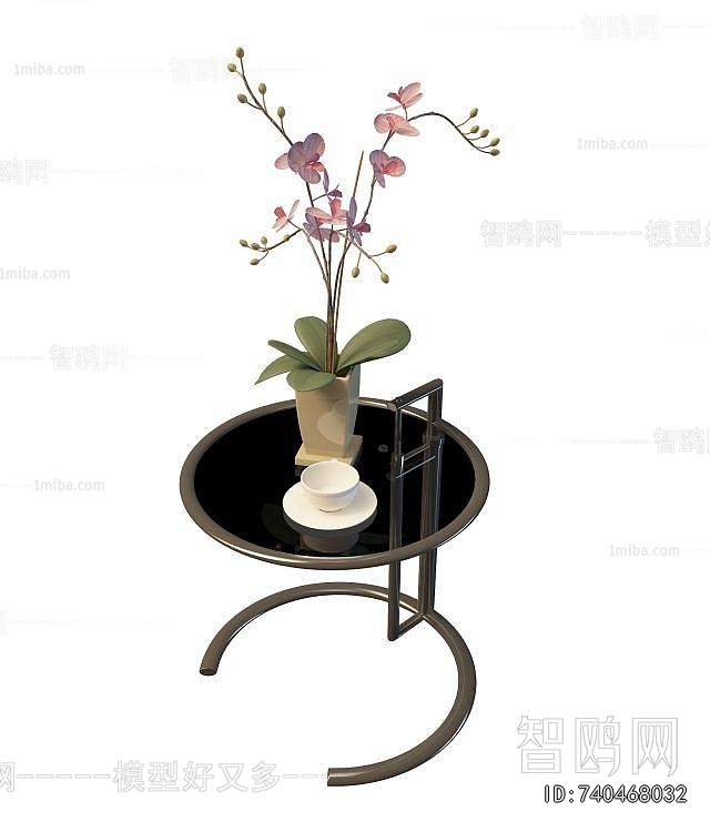 Modern Potted Green Plant