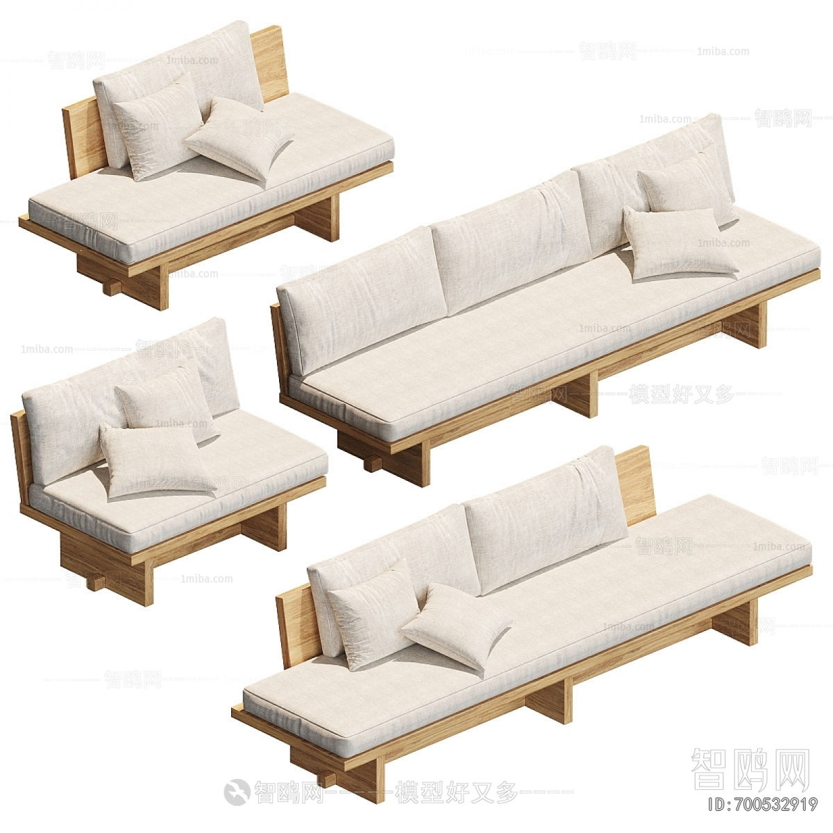 Modern Three-seat Sofa