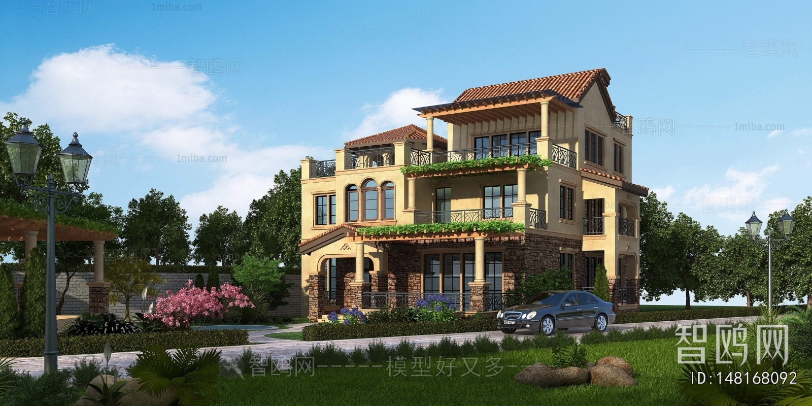 Simple European Style Detached Villa