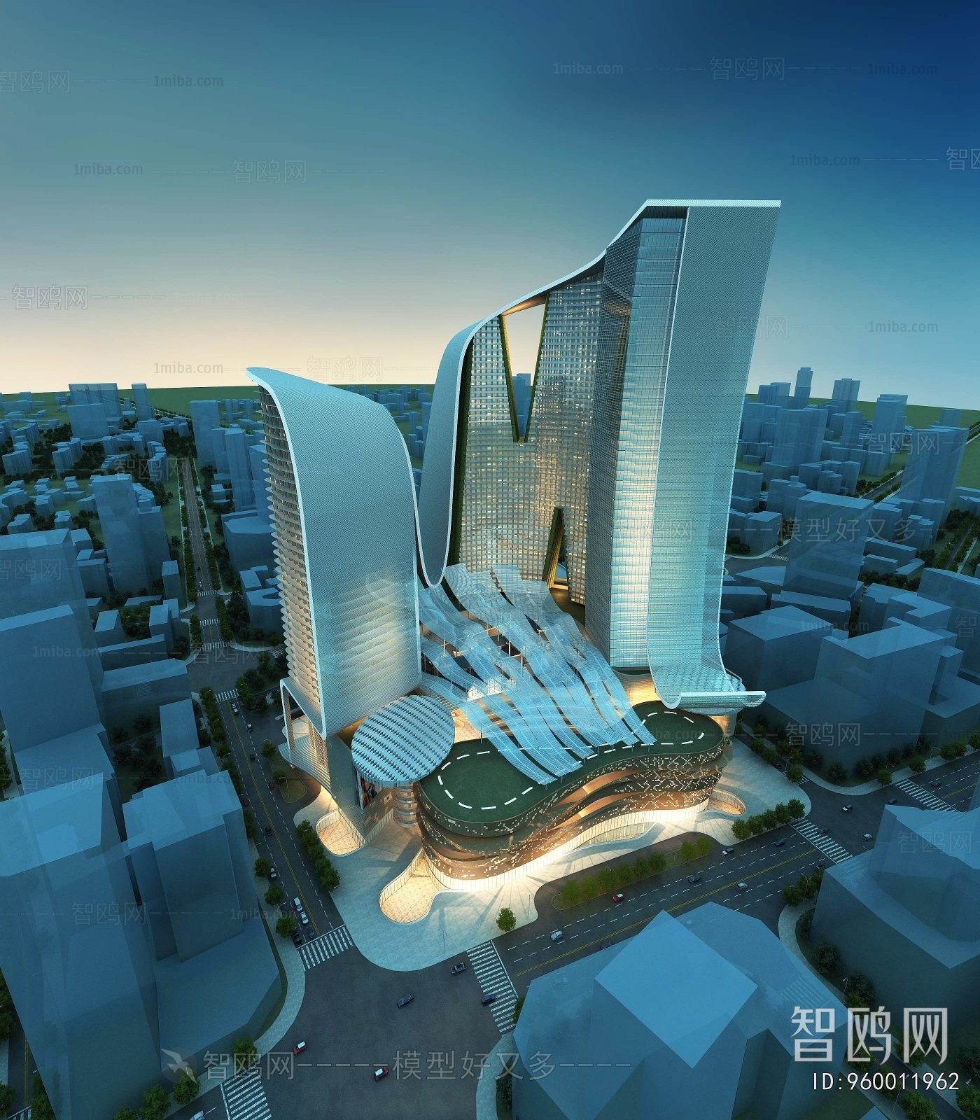 Modern Appearance Of Commercial Building