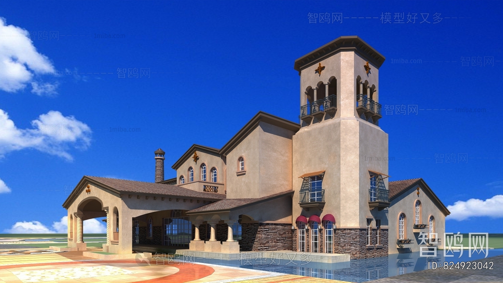 European Style Appearance Of Commercial Building