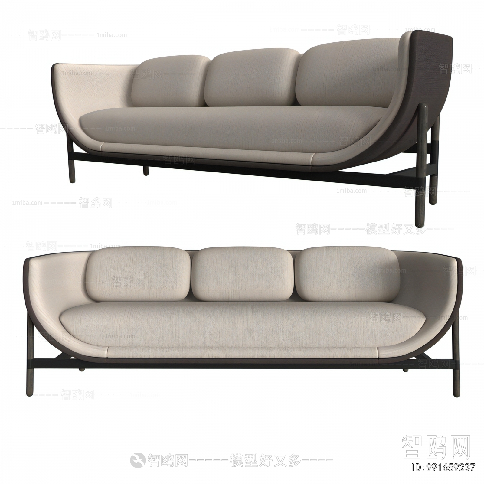 Modern Three-seat Sofa