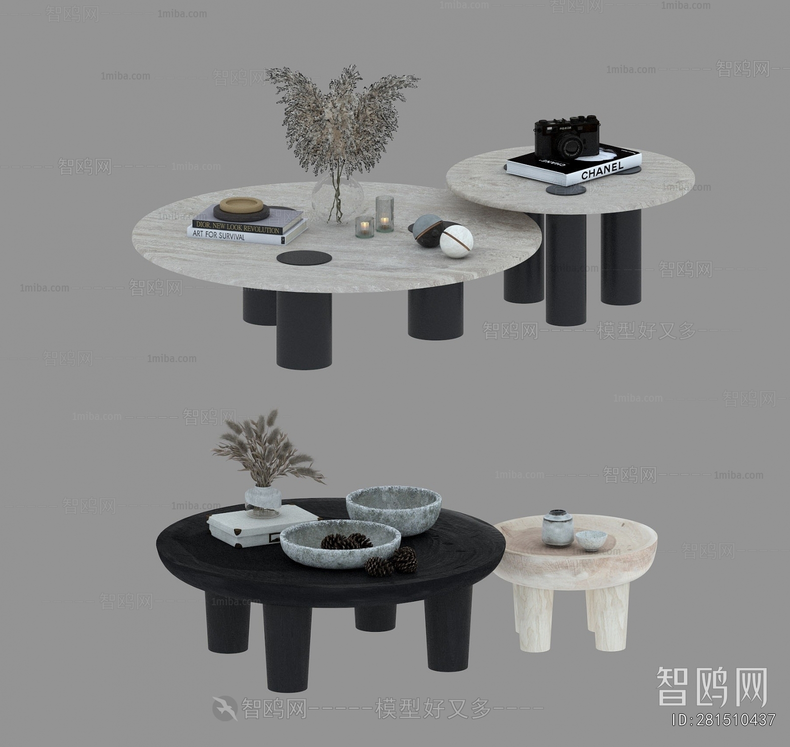 Wabi-sabi Style Coffee Table