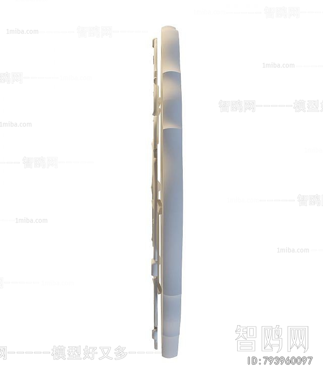 European Style Plaster Carved Top Plate