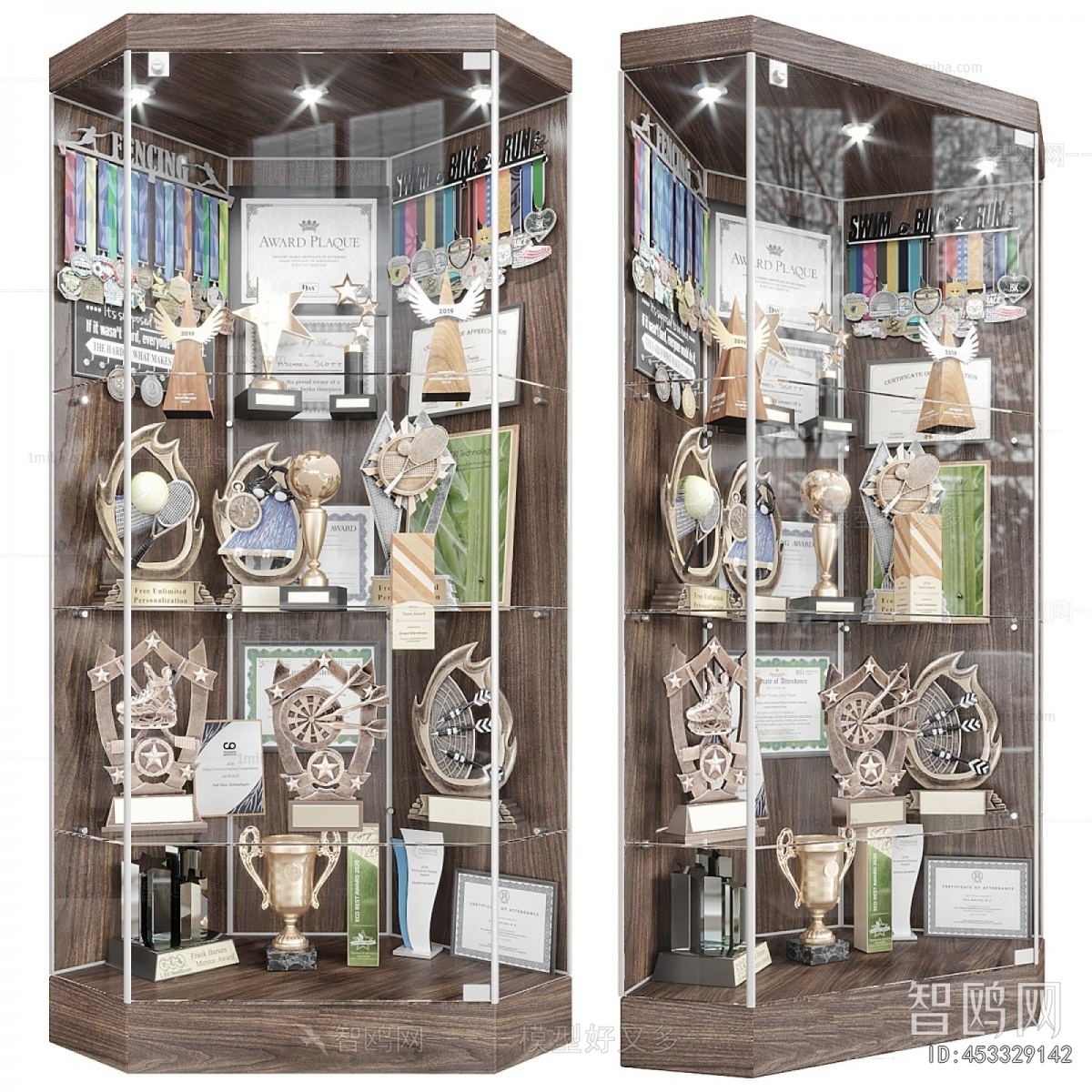 Modern Flag/badge/trophy/certificate