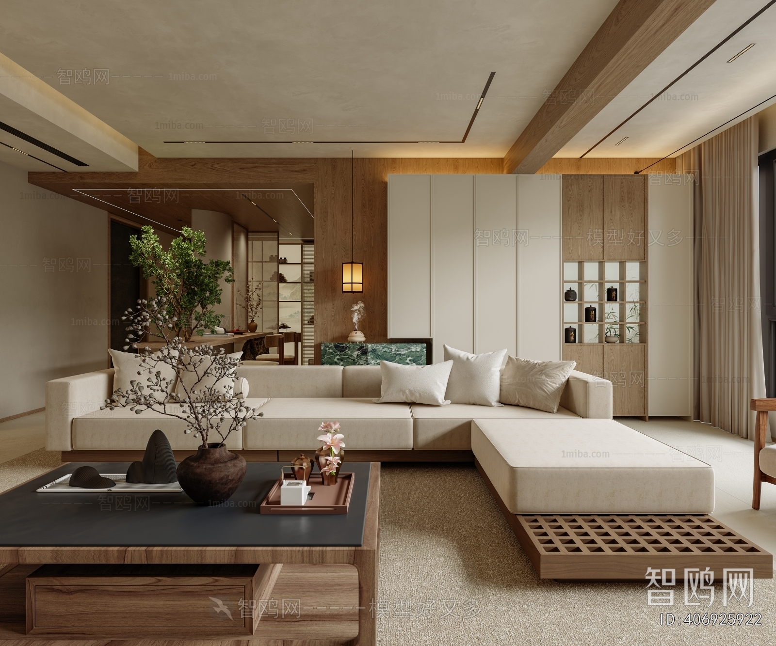 New Chinese Style Hallway