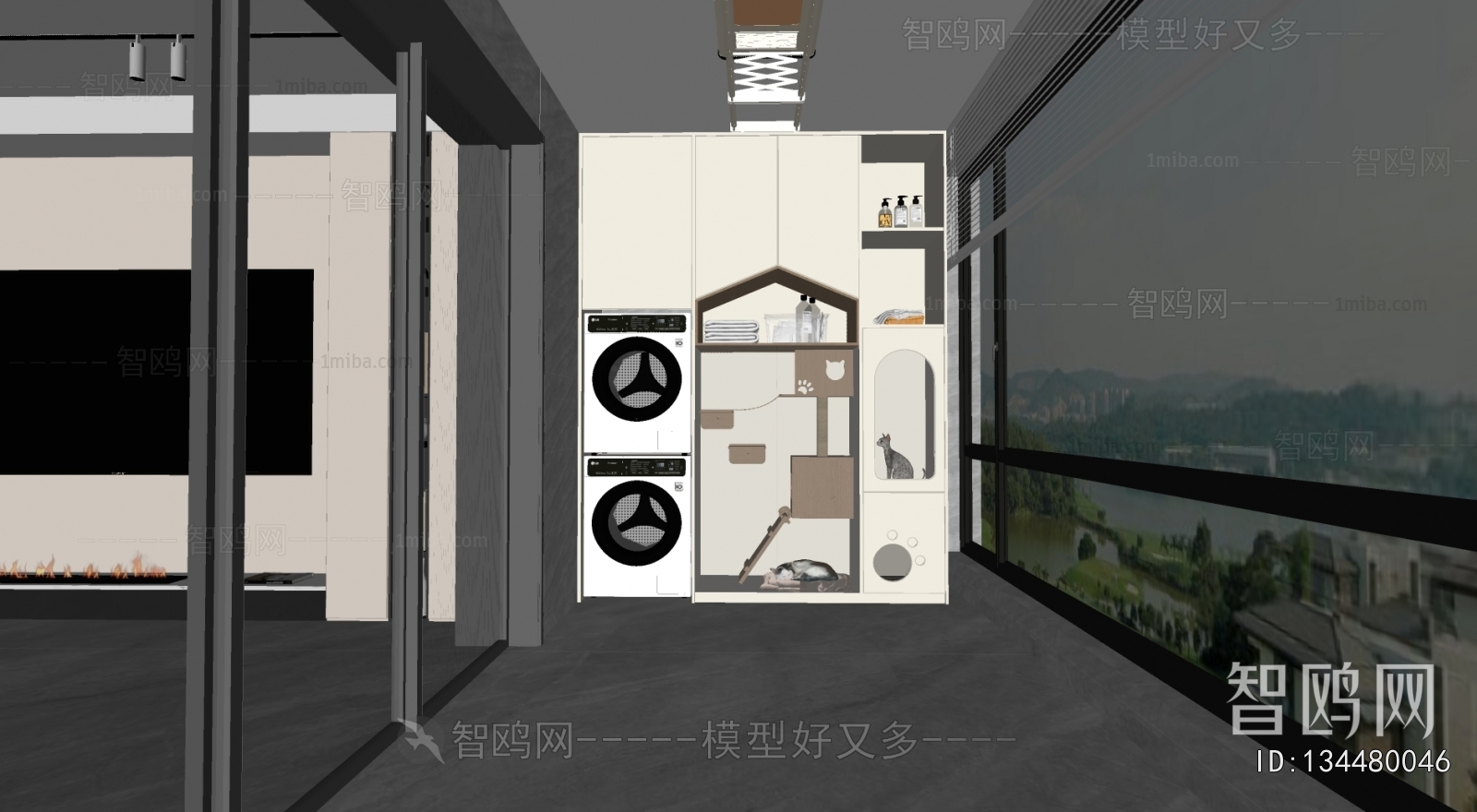 Modern Balcony Cabinet