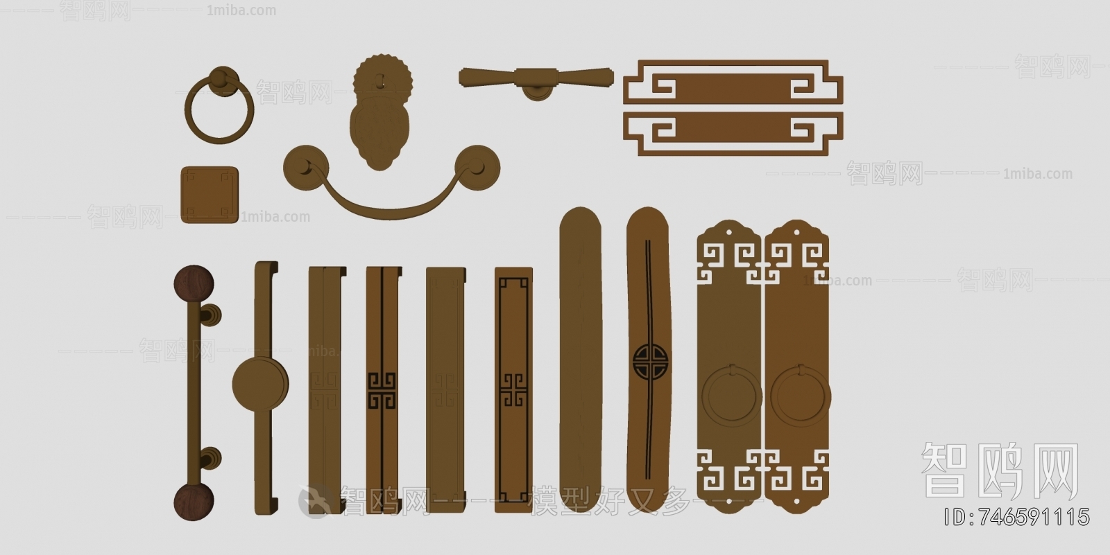 New Chinese Style Door Handle