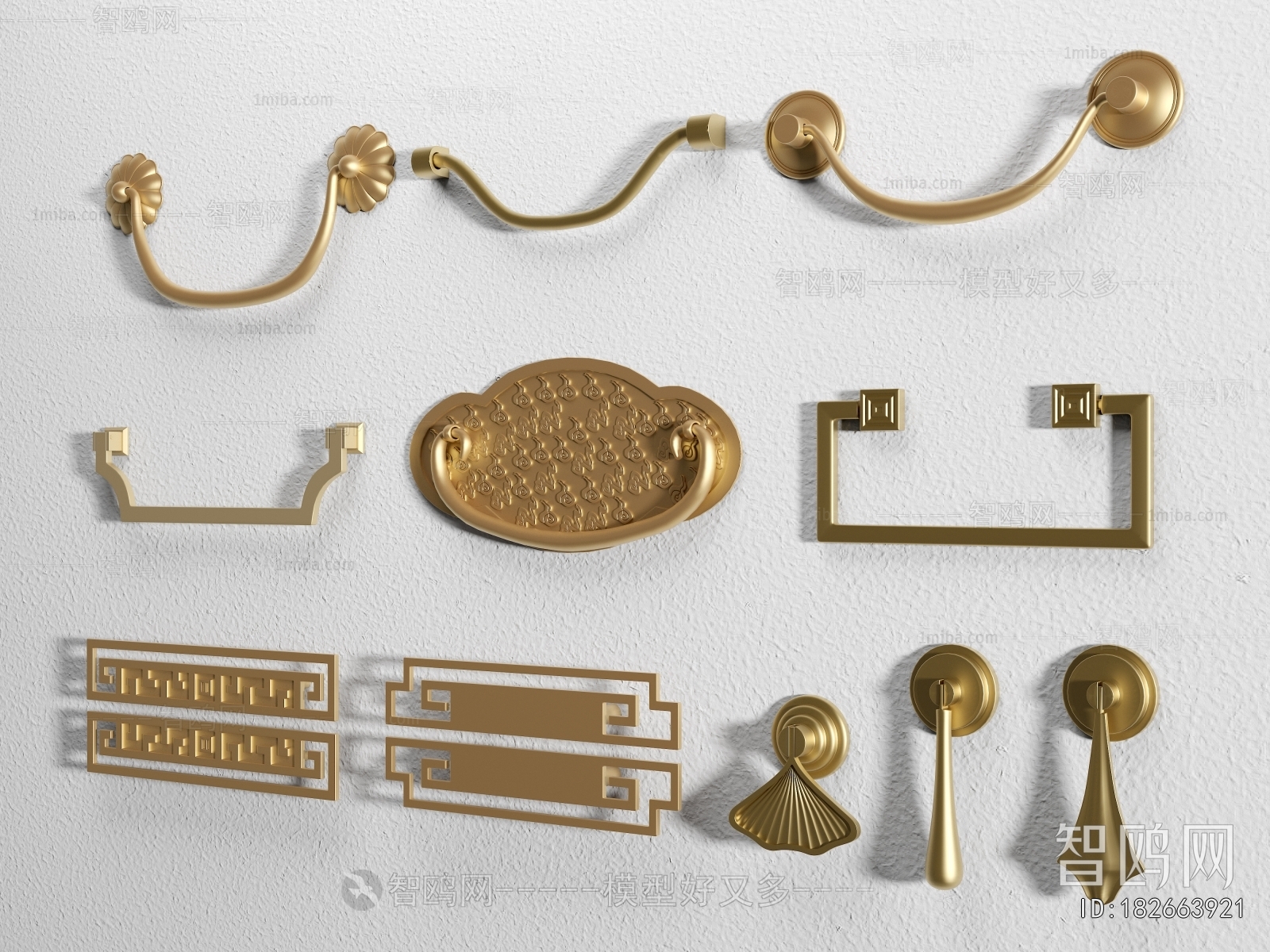 New Chinese Style Door Handle