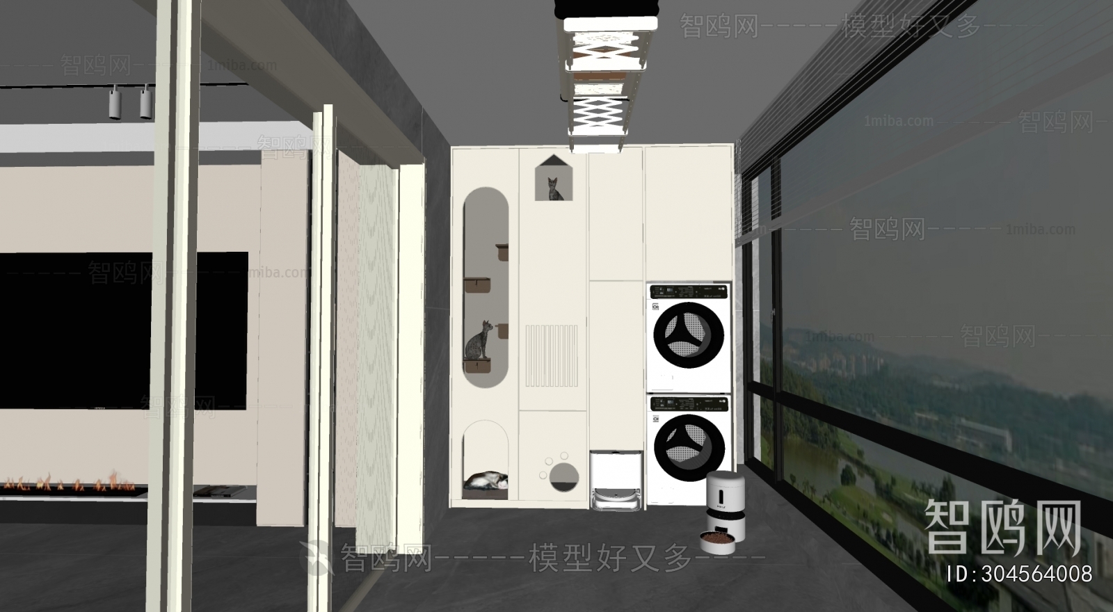 Modern Balcony Cabinet