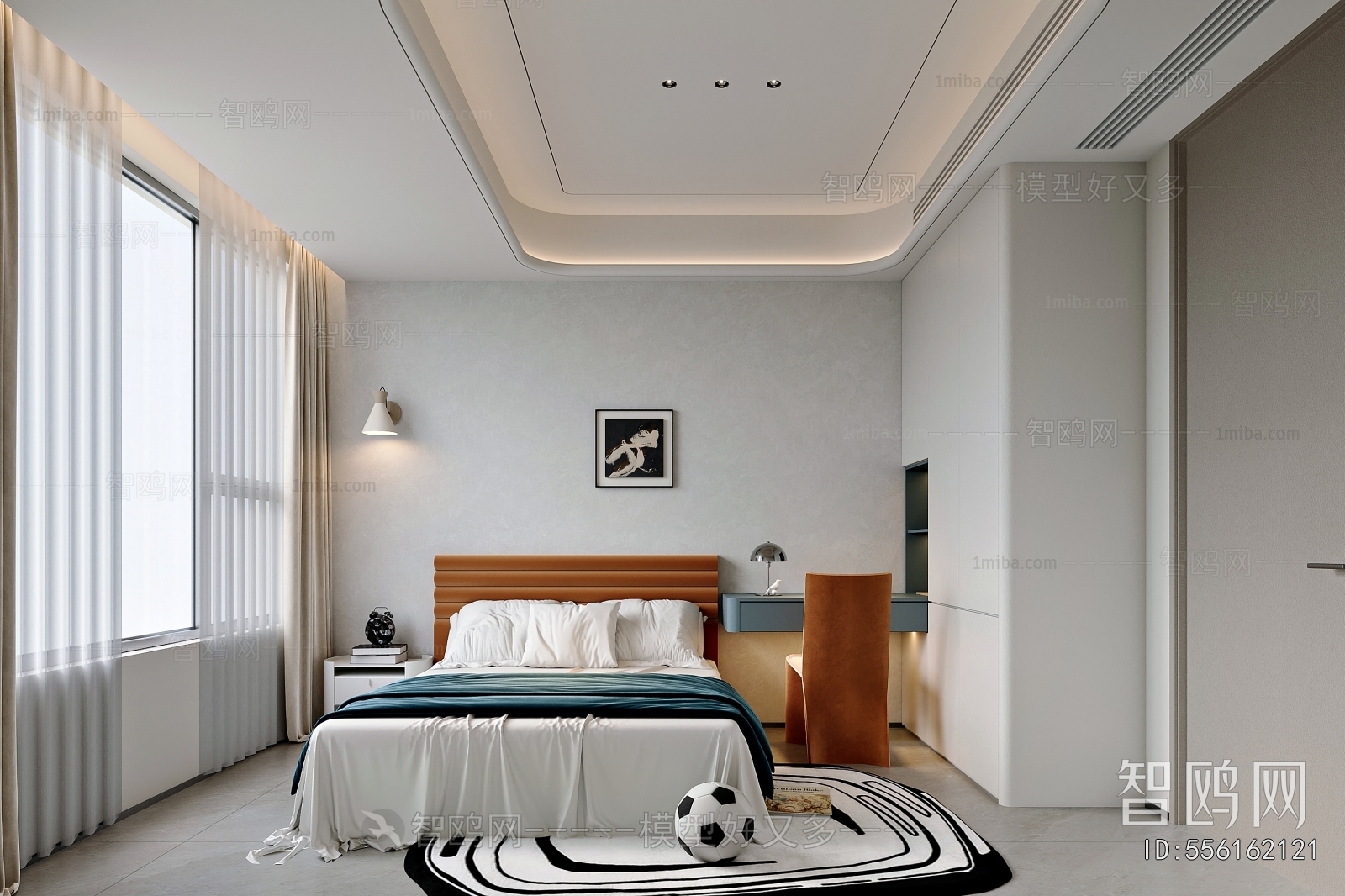 Modern Boy's Room And Son's Room