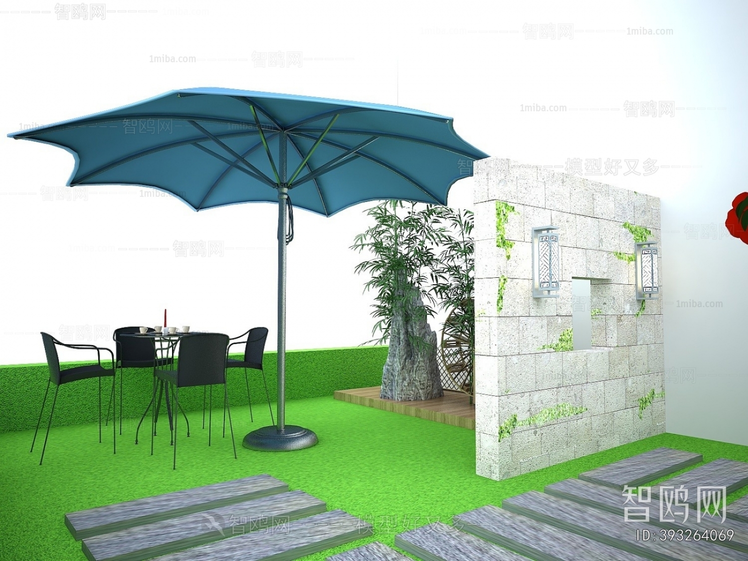 Modern Courtyard/landscape