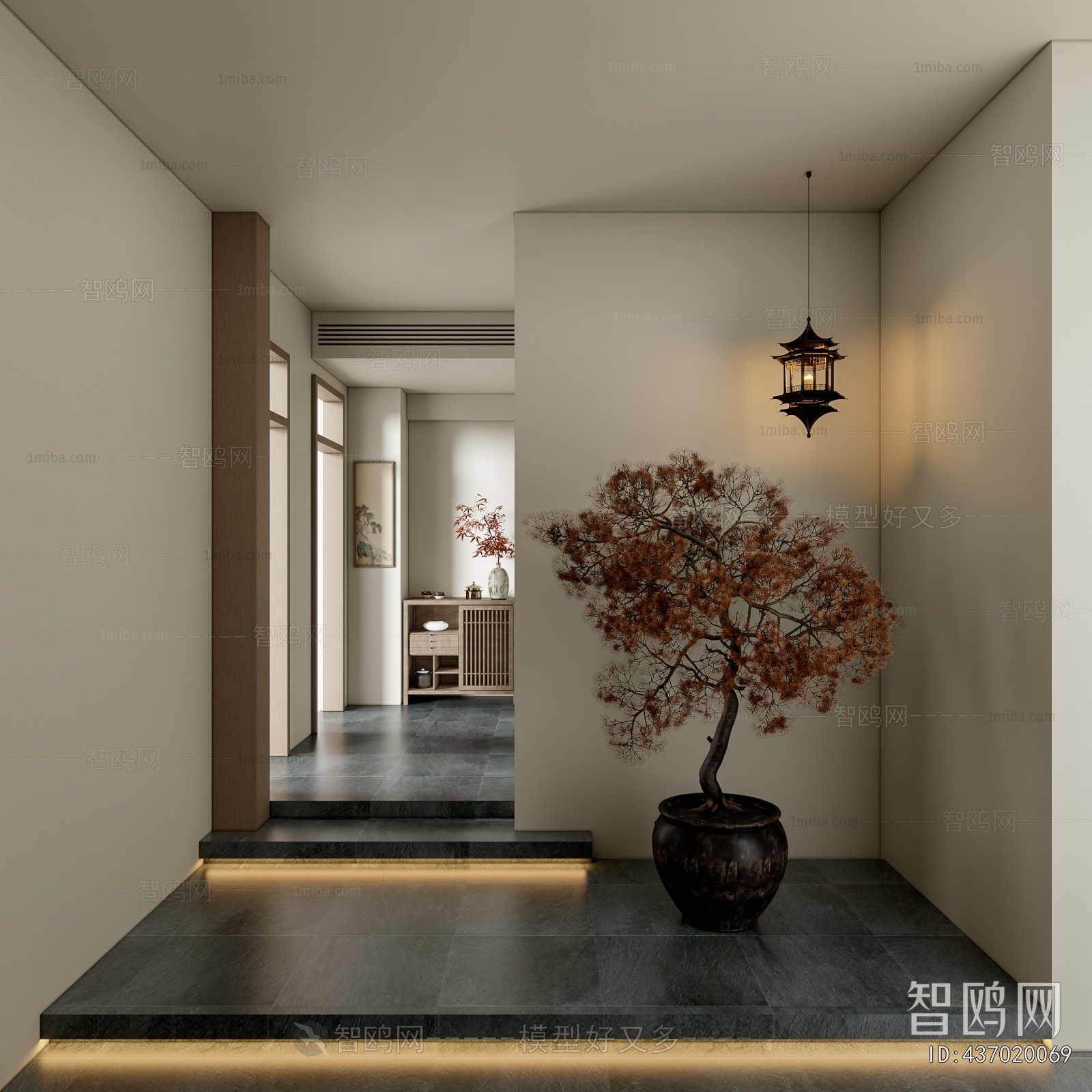 New Chinese Style Hallway