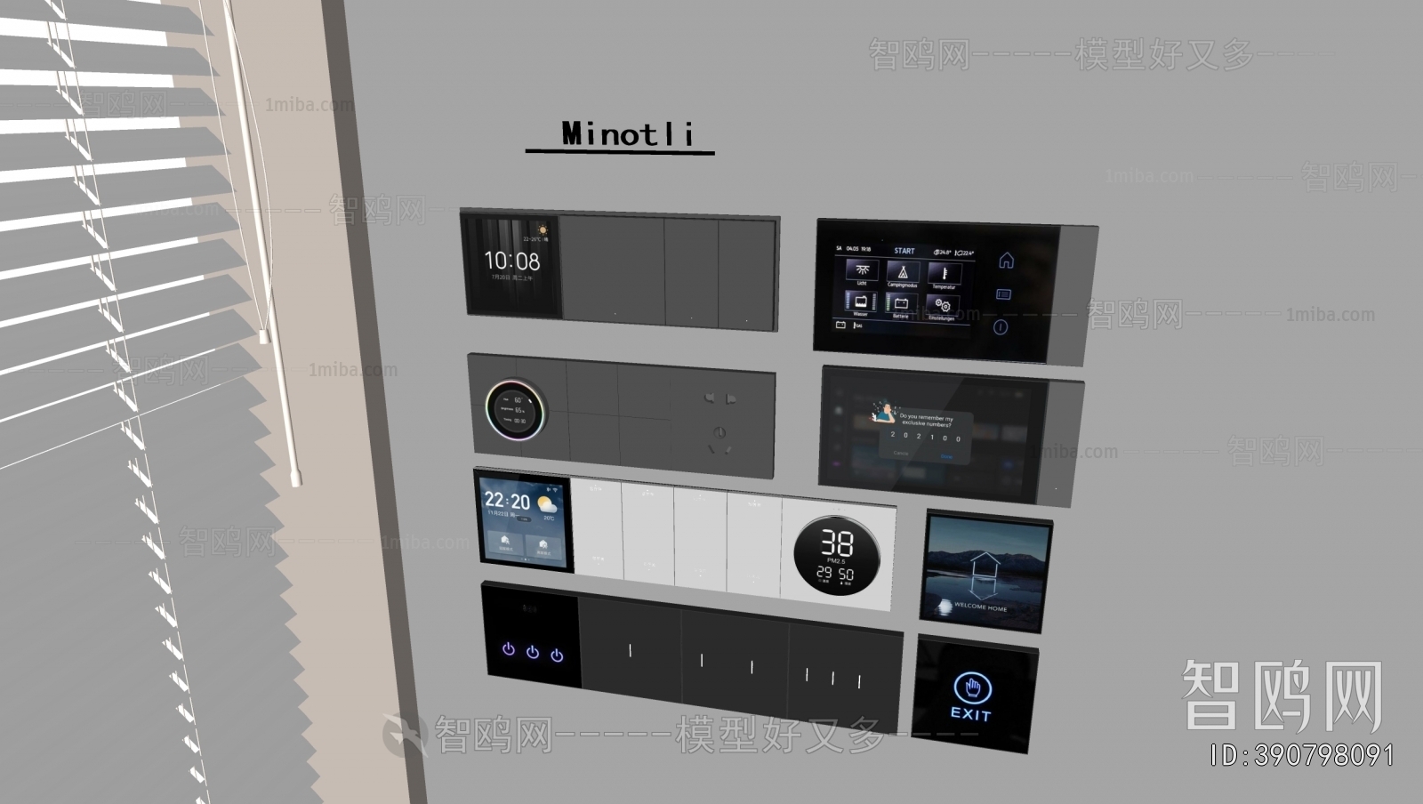 Modern Switch Socket Panel