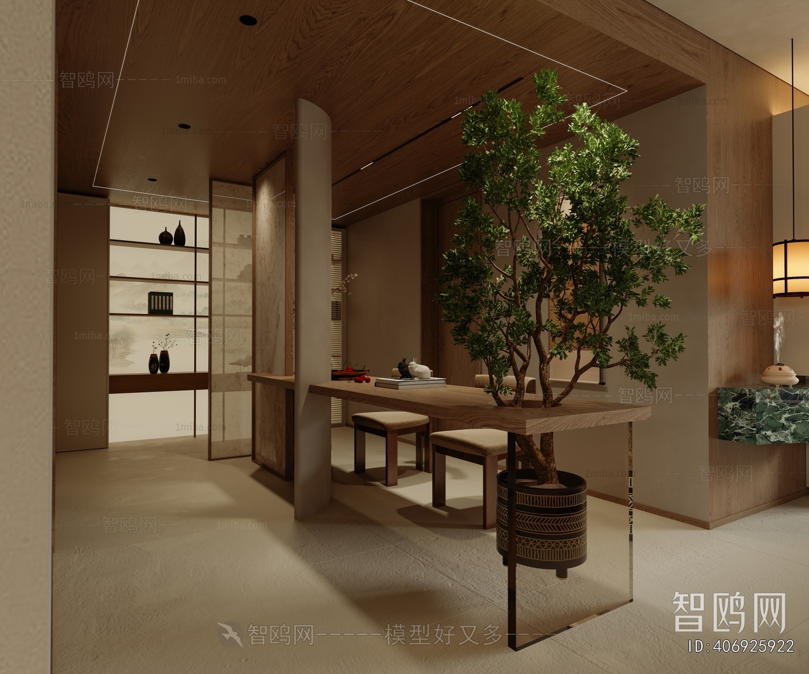 New Chinese Style Hallway