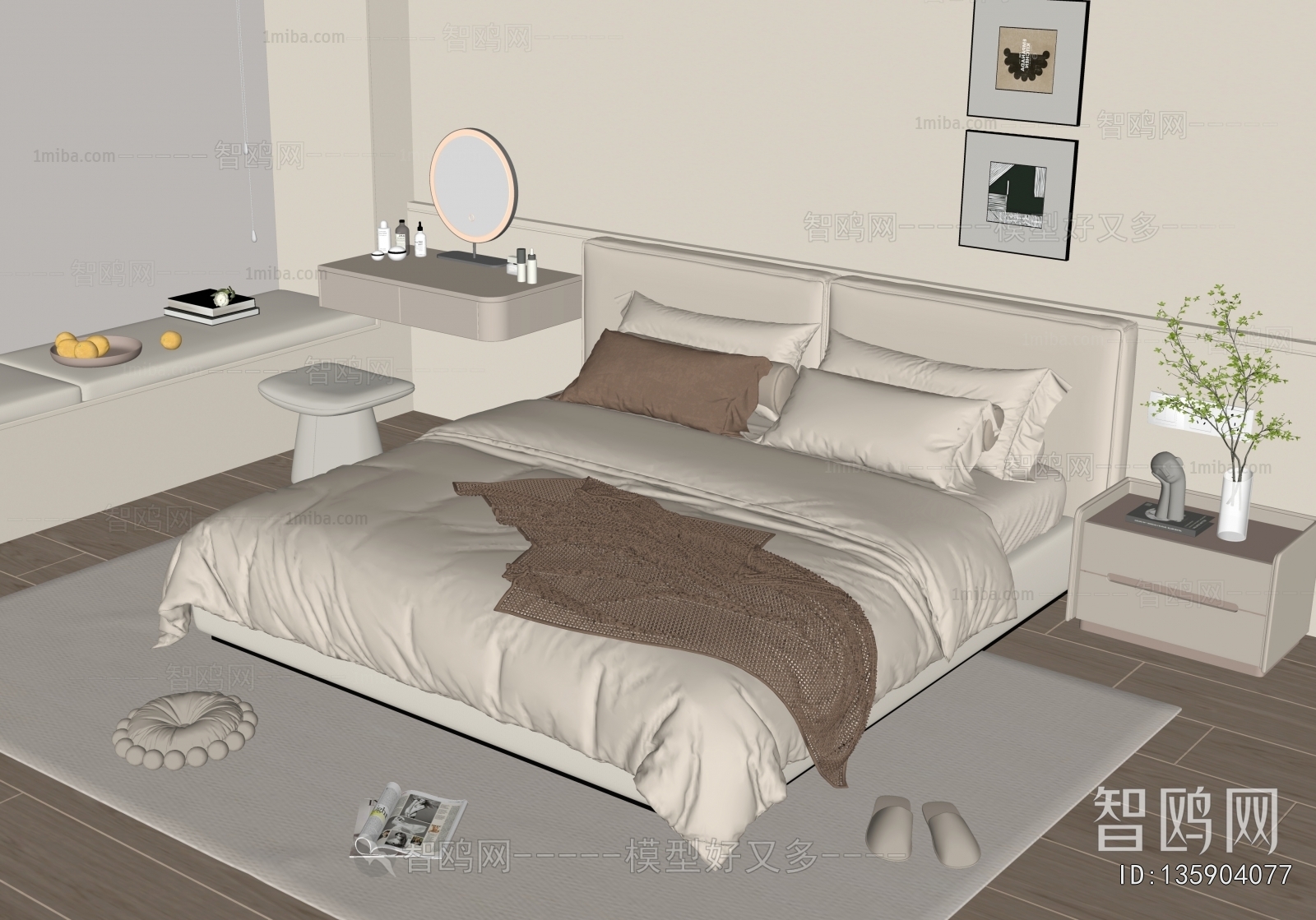 Modern Double Bed