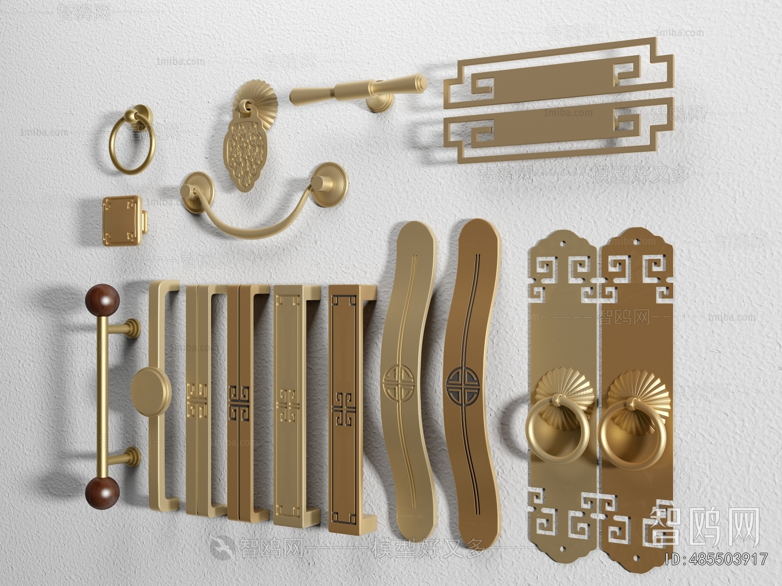 New Chinese Style Door Handle